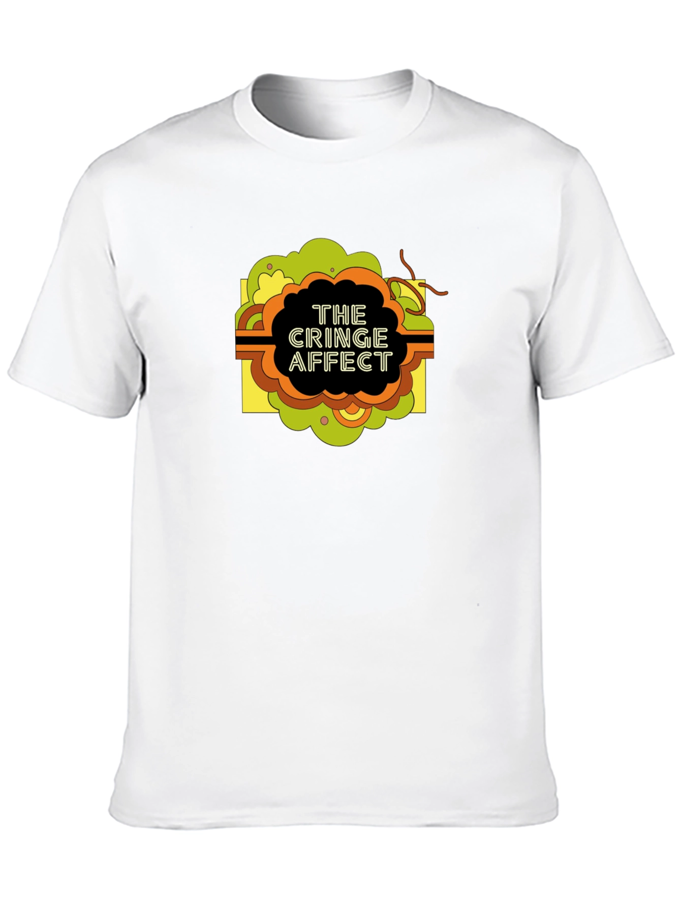 The Cringe Affect Graphic T-Shirt - Black