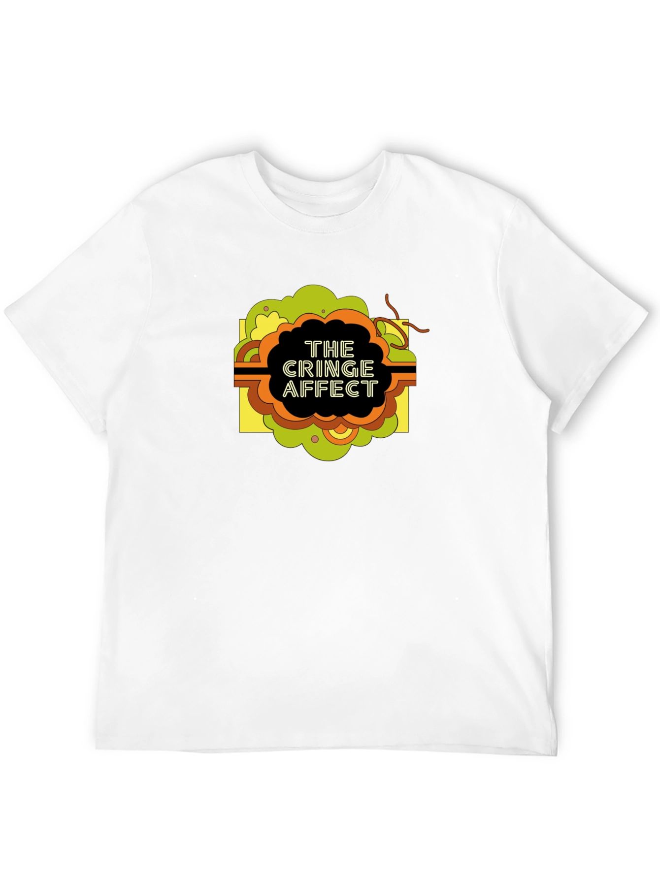 The Cringe Affect Graphic T-Shirt - Black