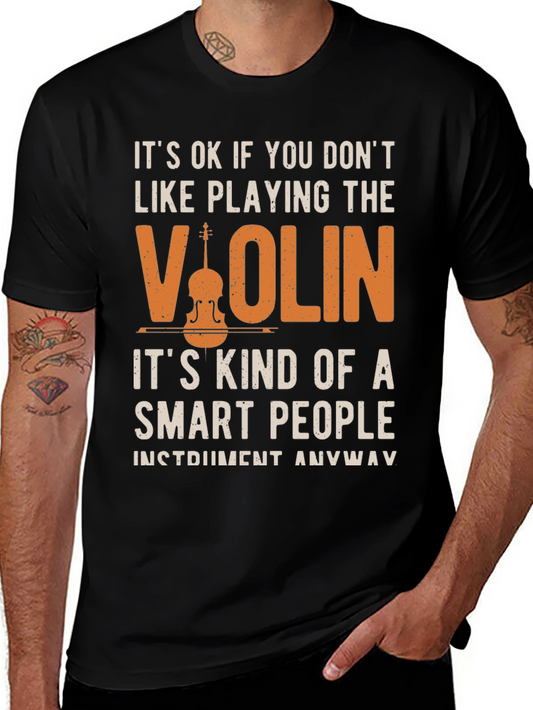 Violin Player T-Shirt - Smart People Instrument Tee