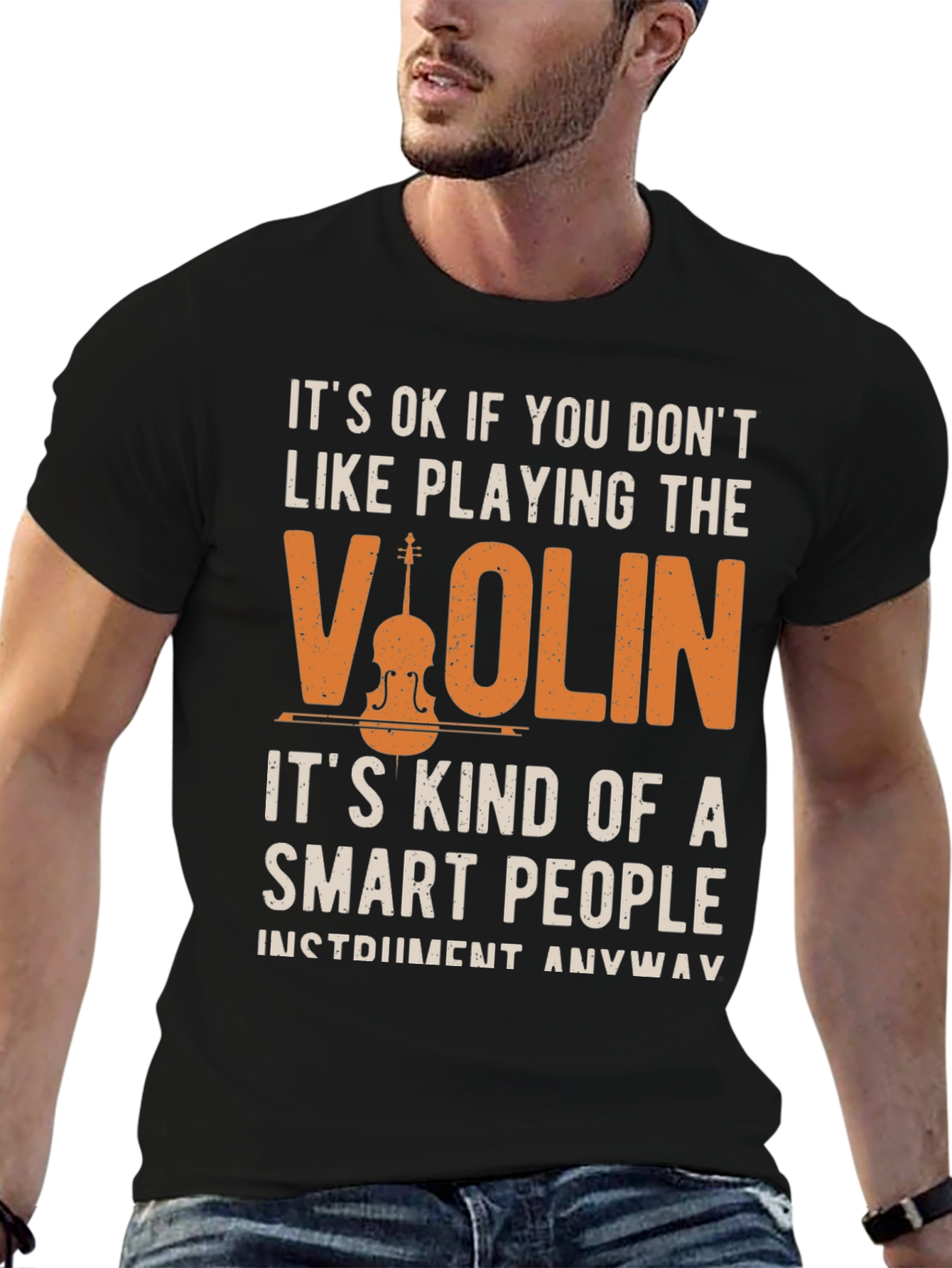 Violin Player T-Shirt - Smart People Instrument Tee