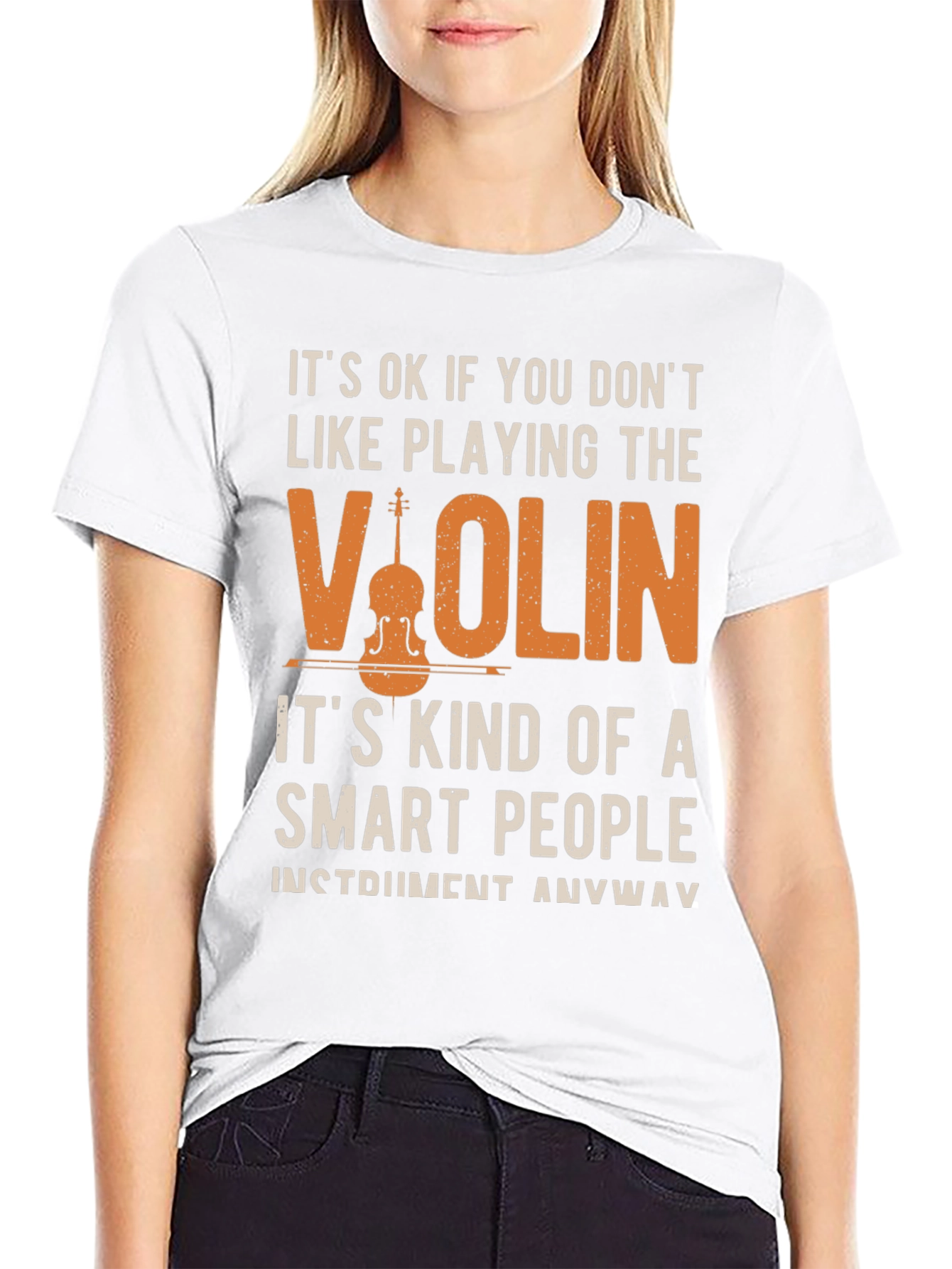 Violin Player T-Shirt - Smart People Instrument Tee