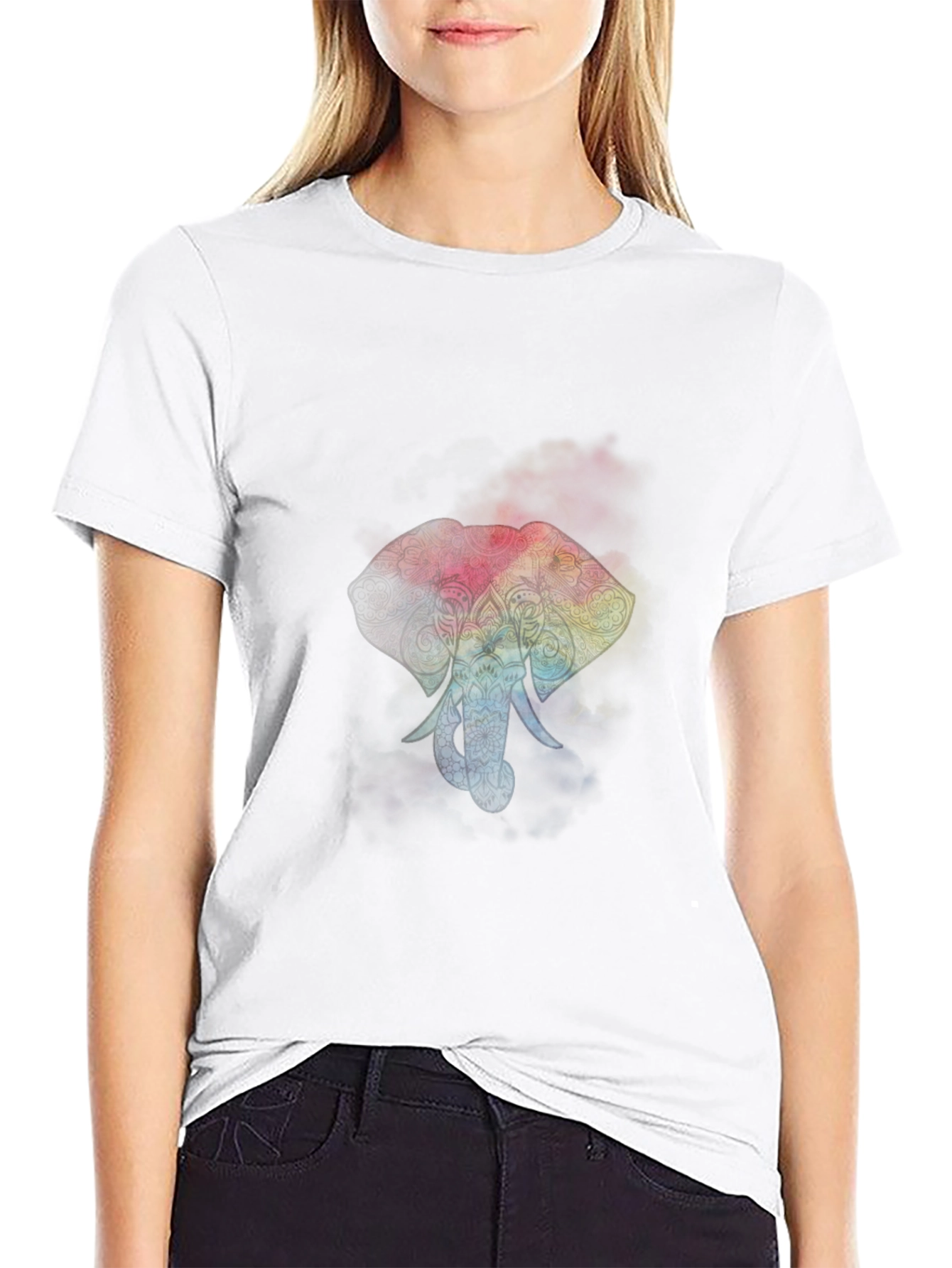 Elephant Mandala T-Shirt - Unique Design