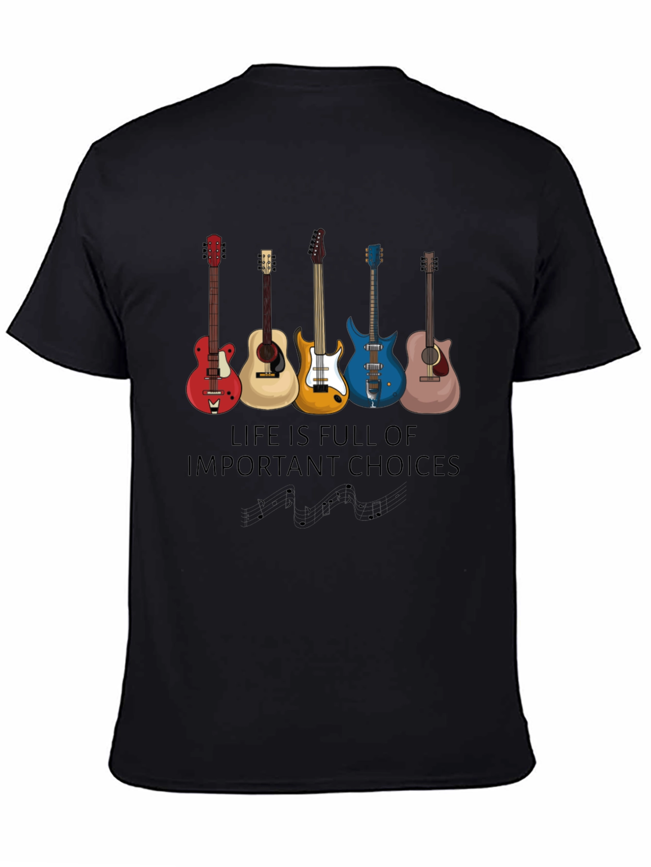 Guitar Choices T-Shirt - Music Lover Apparel