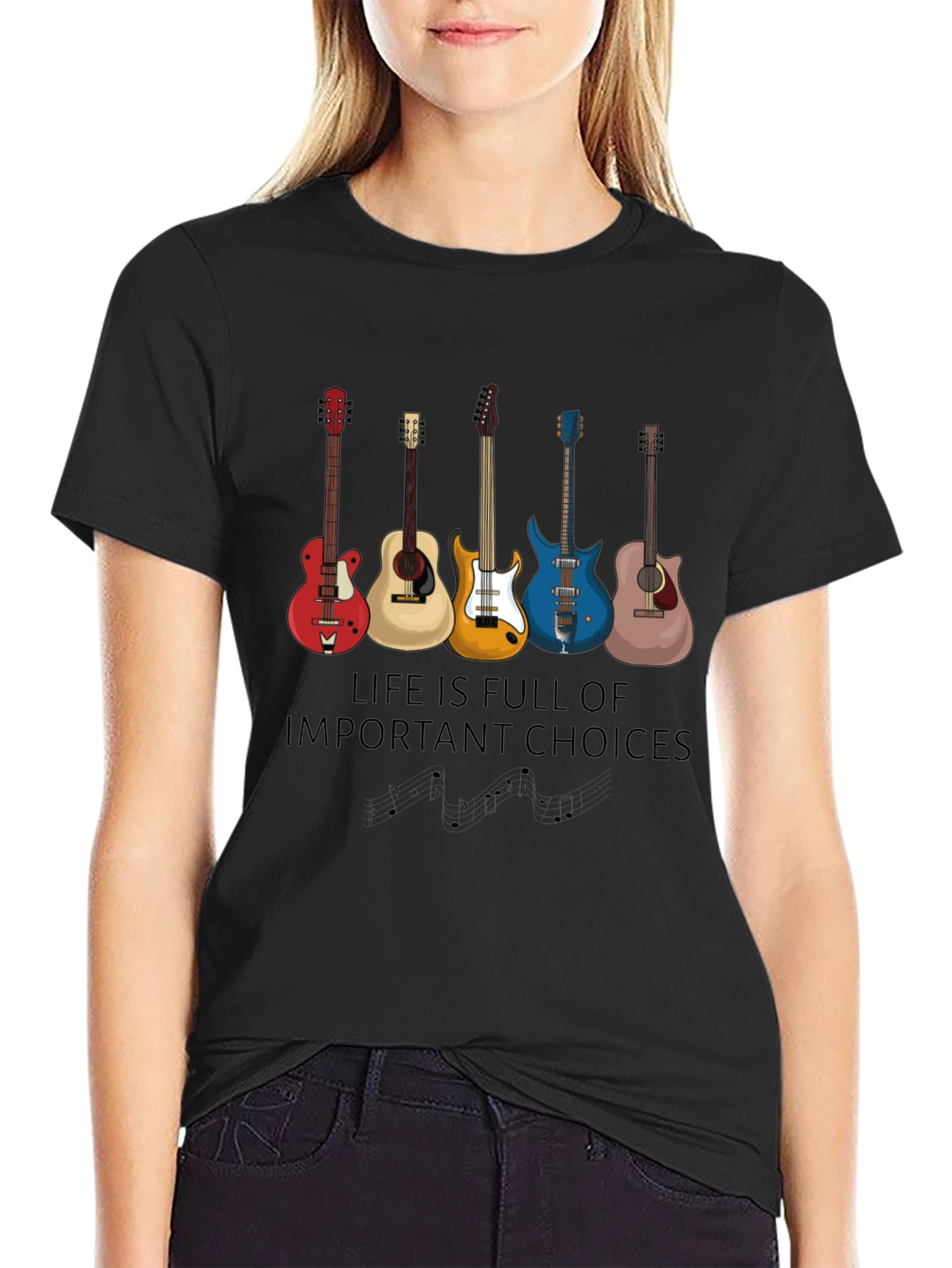 Guitar Choices T-Shirt - Music Lover Apparel