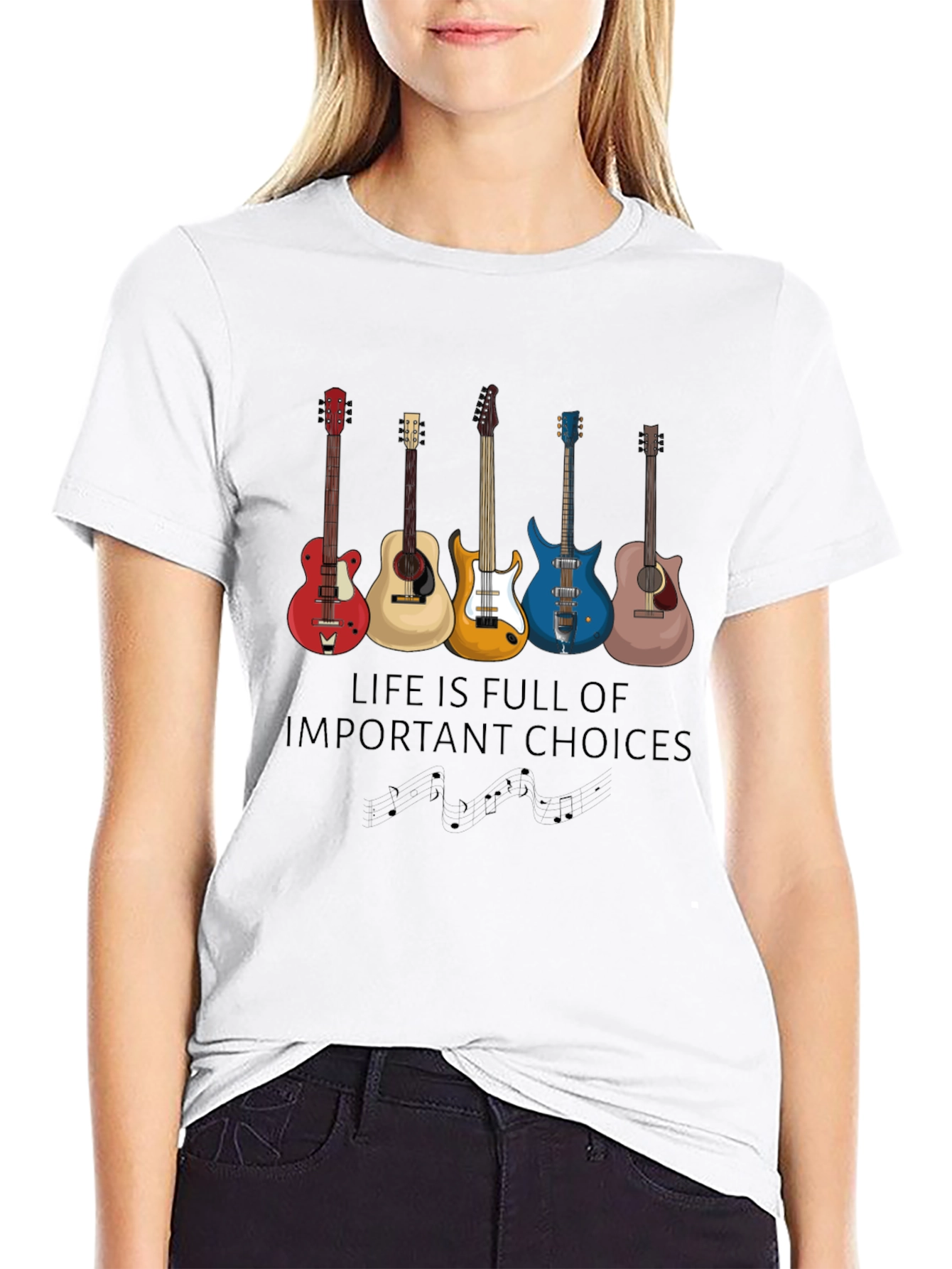 Guitar Choices T-Shirt - Music Lover Apparel