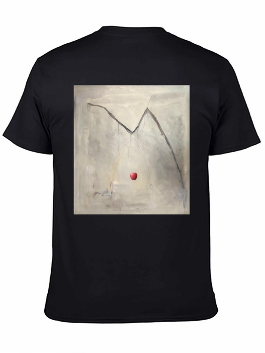 Artistic Apple Graphic Tee - Unique Design