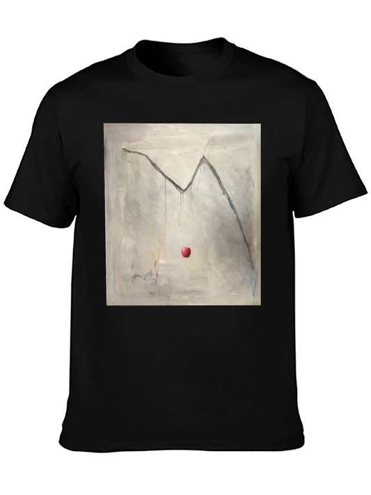 Artistic Apple Graphic Tee - Unique Design