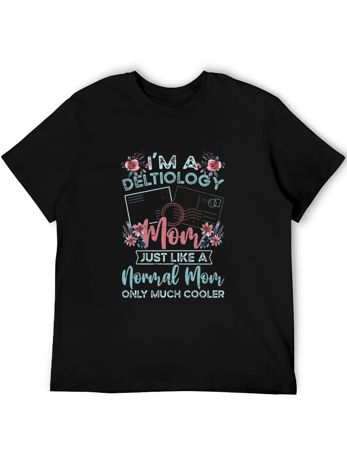 Deltiology Mom T-Shirt: Cool Postcard Collector Tee