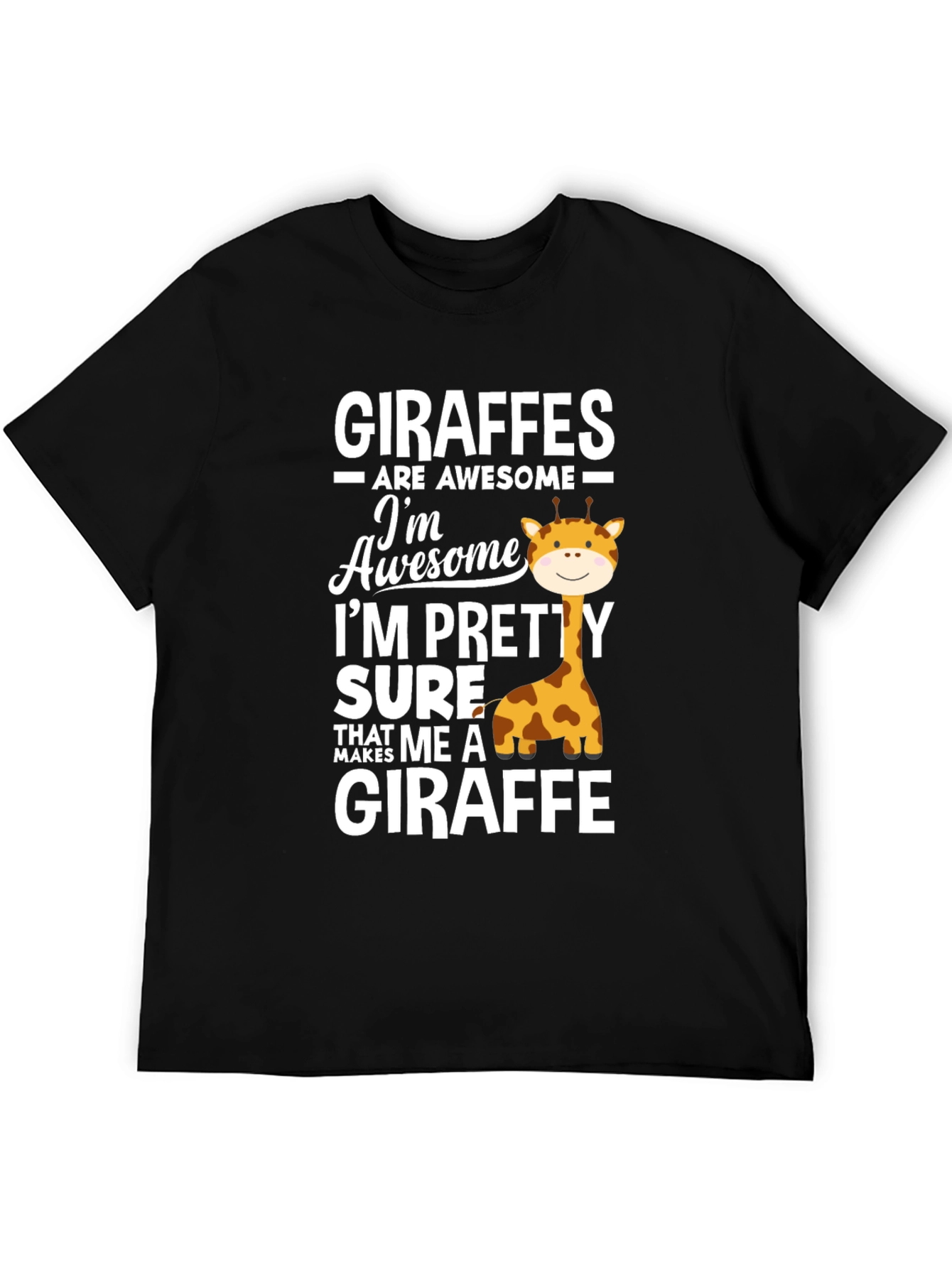 Giraffe Lover Tee: Awesome Giraffe Graphic T-Shirt
