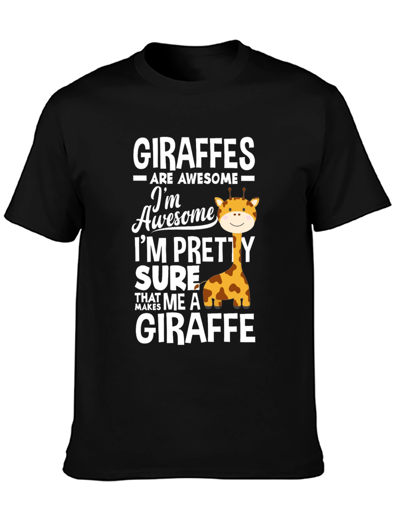 Giraffe Lover Tee: Awesome Giraffe Graphic T-Shirt