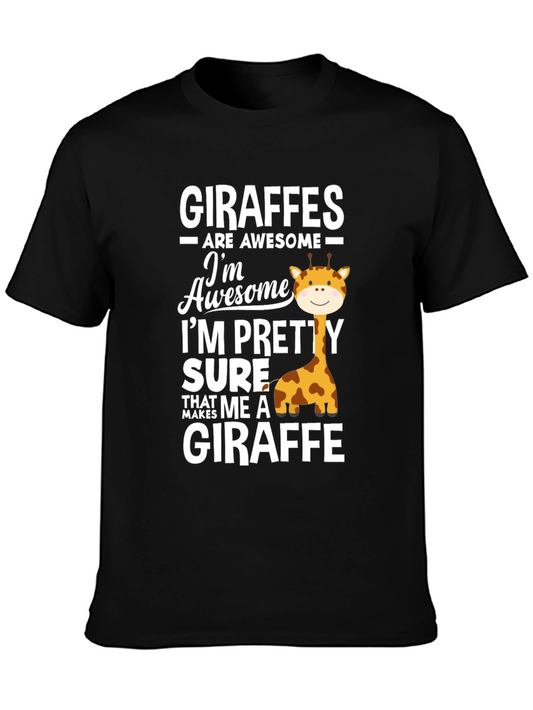 Giraffe Lover Tee: Awesome Giraffe Graphic T-Shirt