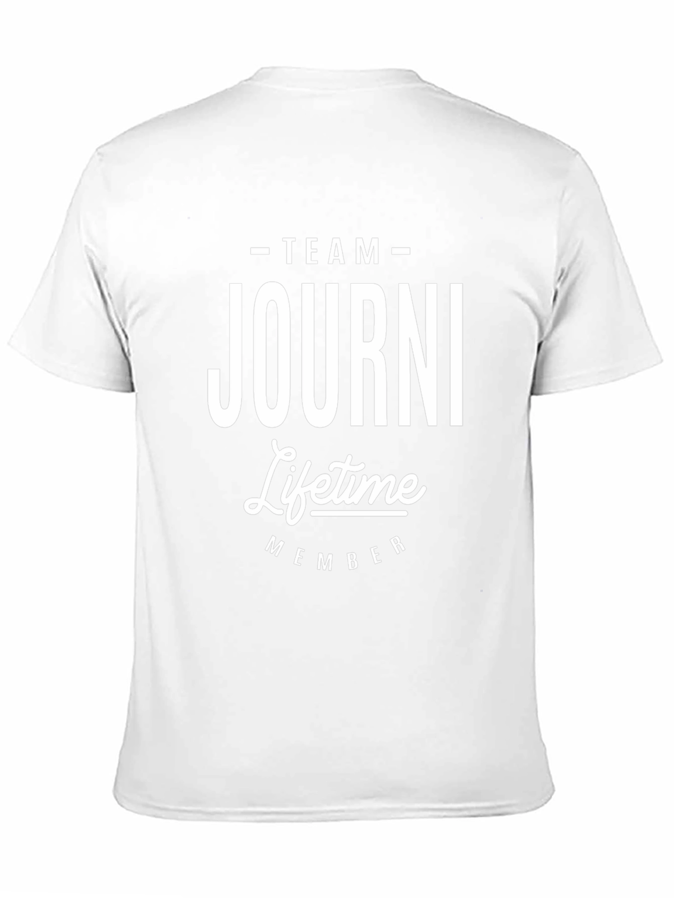 Team JOURNI Lifetime Member Black T-Shirt