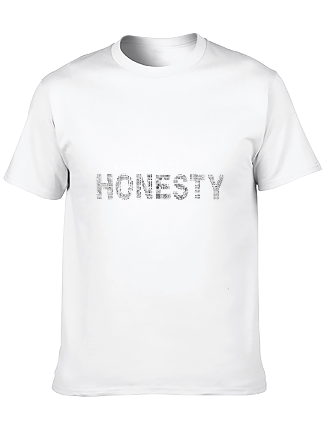Mens Honesty Graphic Black T-Shirt