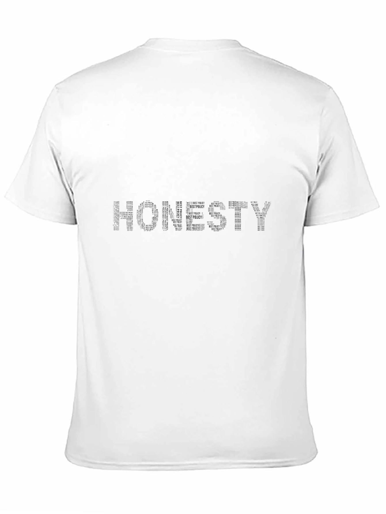 Mens Honesty Graphic Black T-Shirt