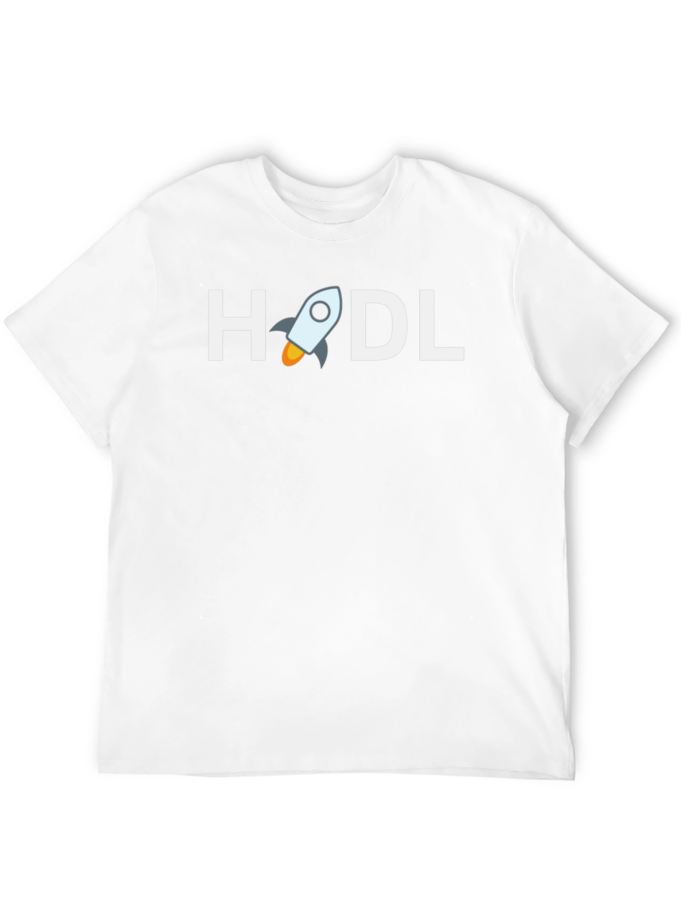 HODL Crypto Rocket T-Shirt - Bitcoin Enthusiast Tee