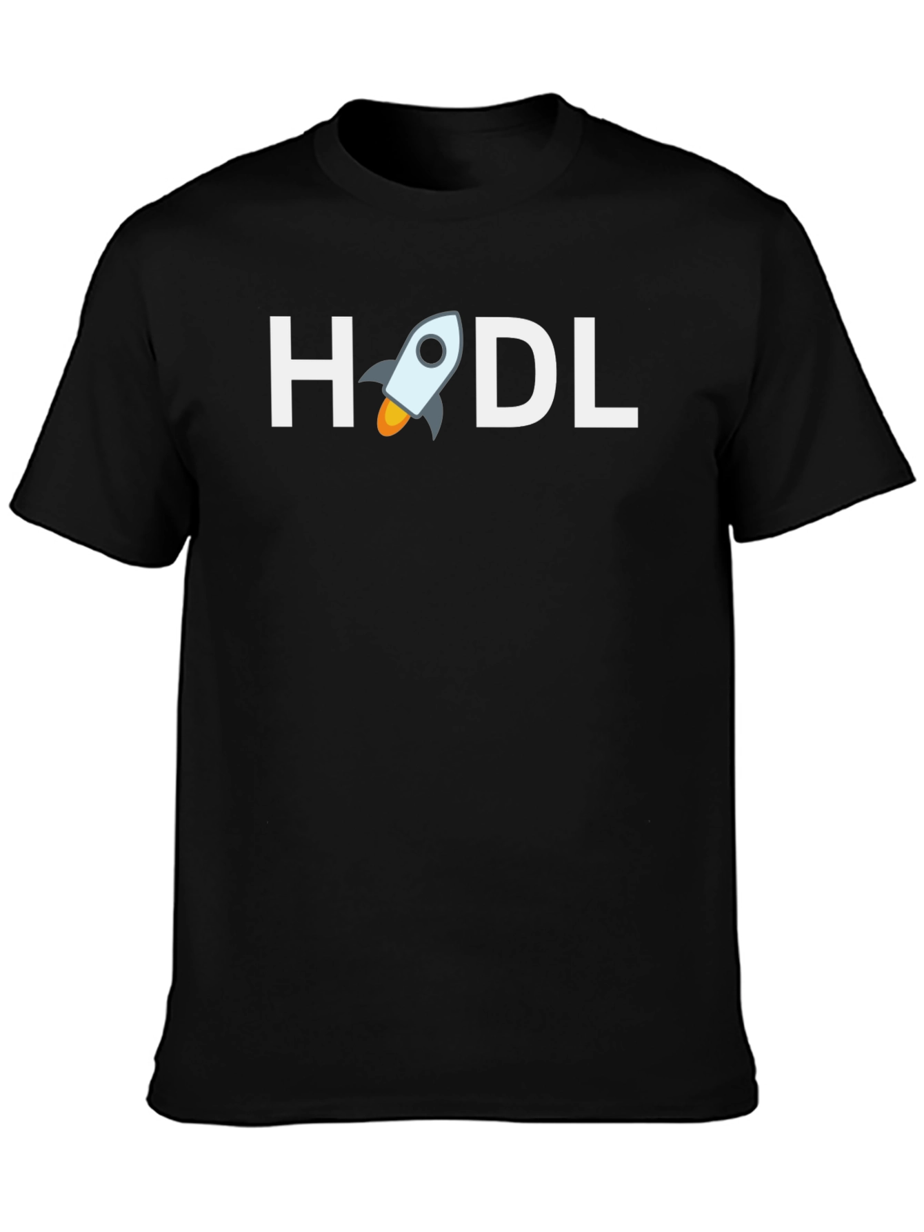 HODL Crypto Rocket T-Shirt - Bitcoin Enthusiast Tee