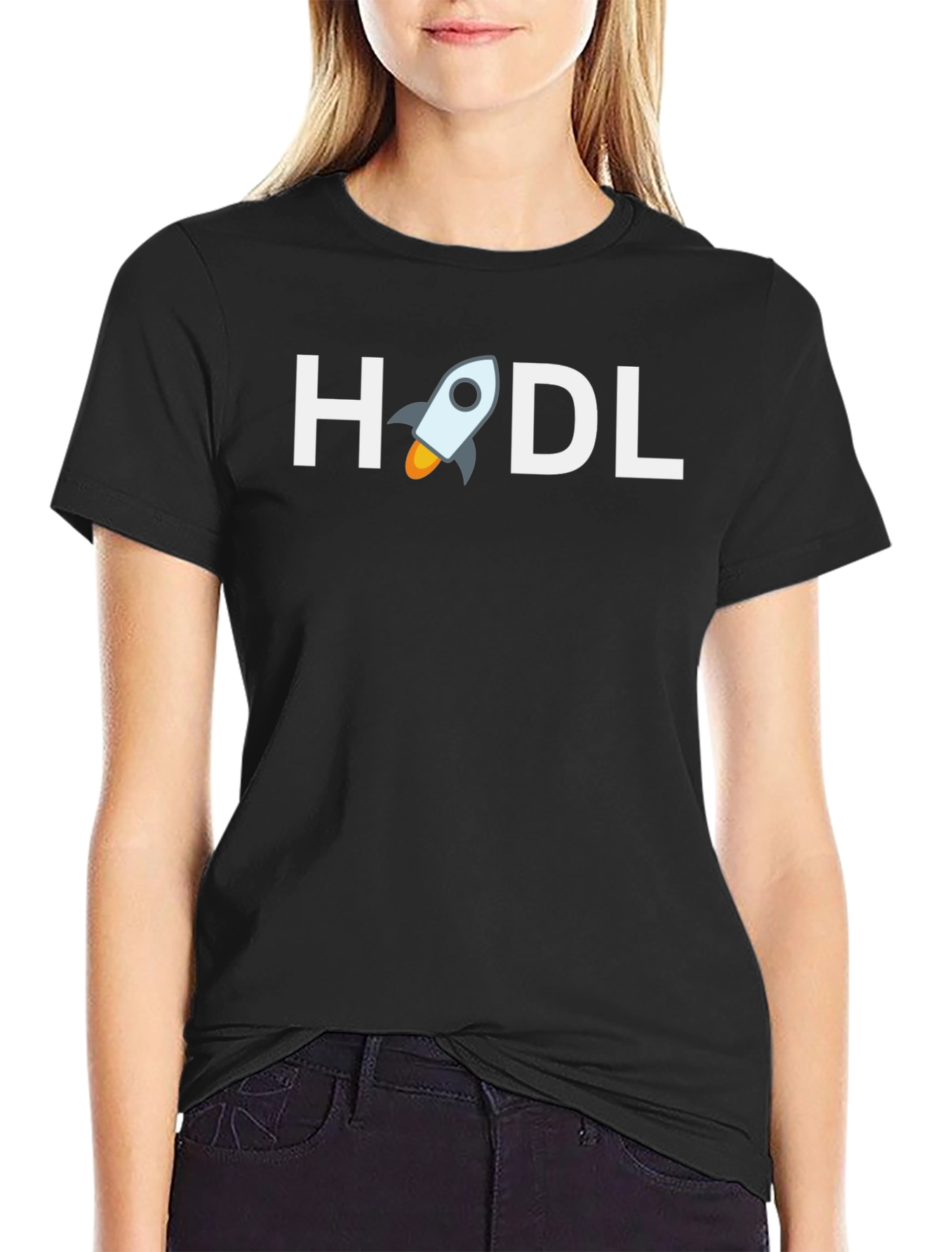 HODL Crypto Rocket T-Shirt - Bitcoin Enthusiast Tee