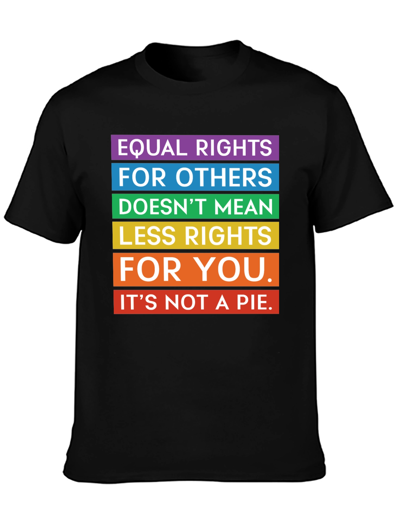 Equality Rights Rainbow T-Shirt