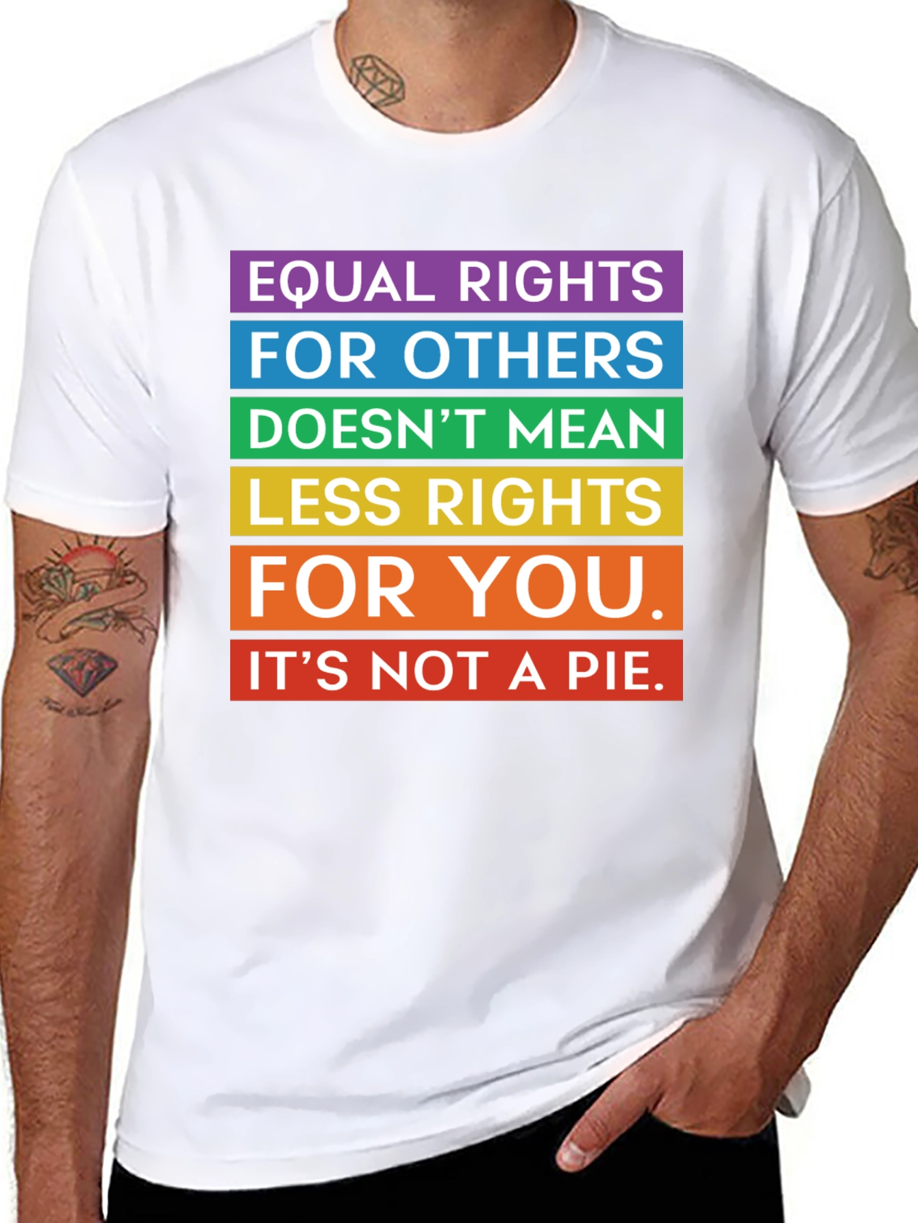 Equality Rights Rainbow T-Shirt
