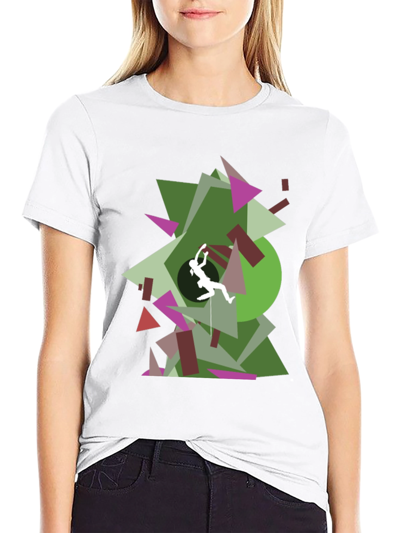 Geometric Climbing T-Shirt