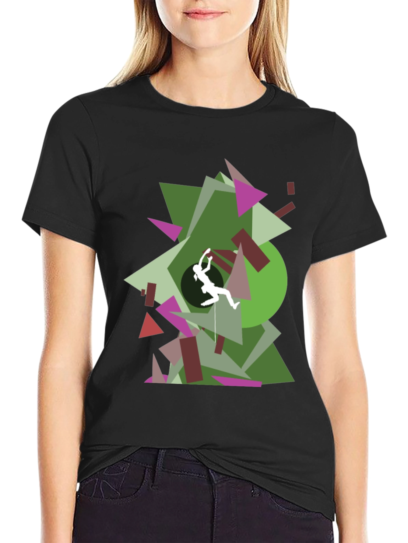 Geometric Climbing T-Shirt