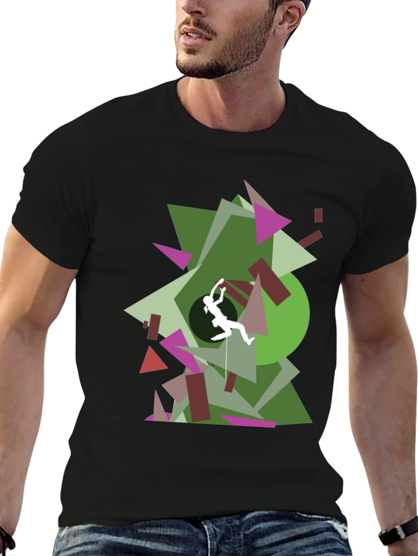 Geometric Climbing T-Shirt