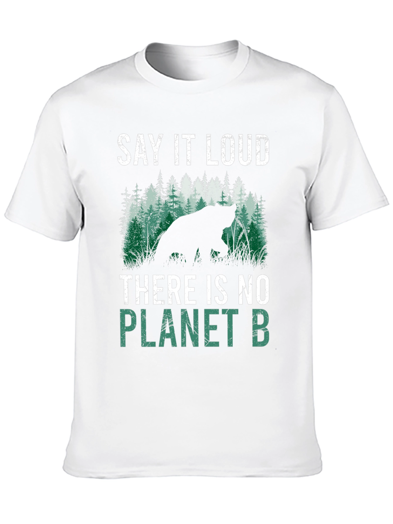 Planet B T-Shirt Bear Graphic Tee