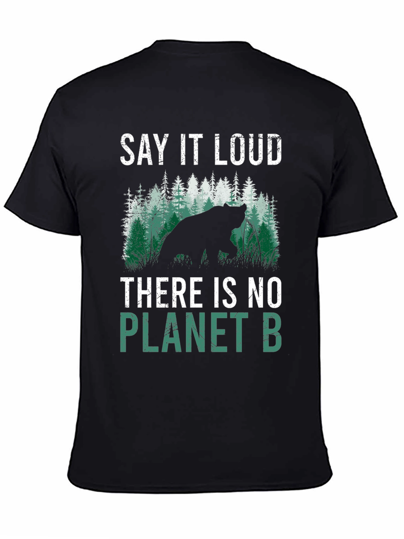 Planet B T-Shirt Bear Graphic Tee