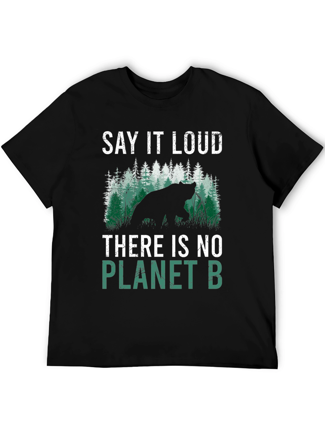 Planet B T-Shirt Bear Graphic Tee