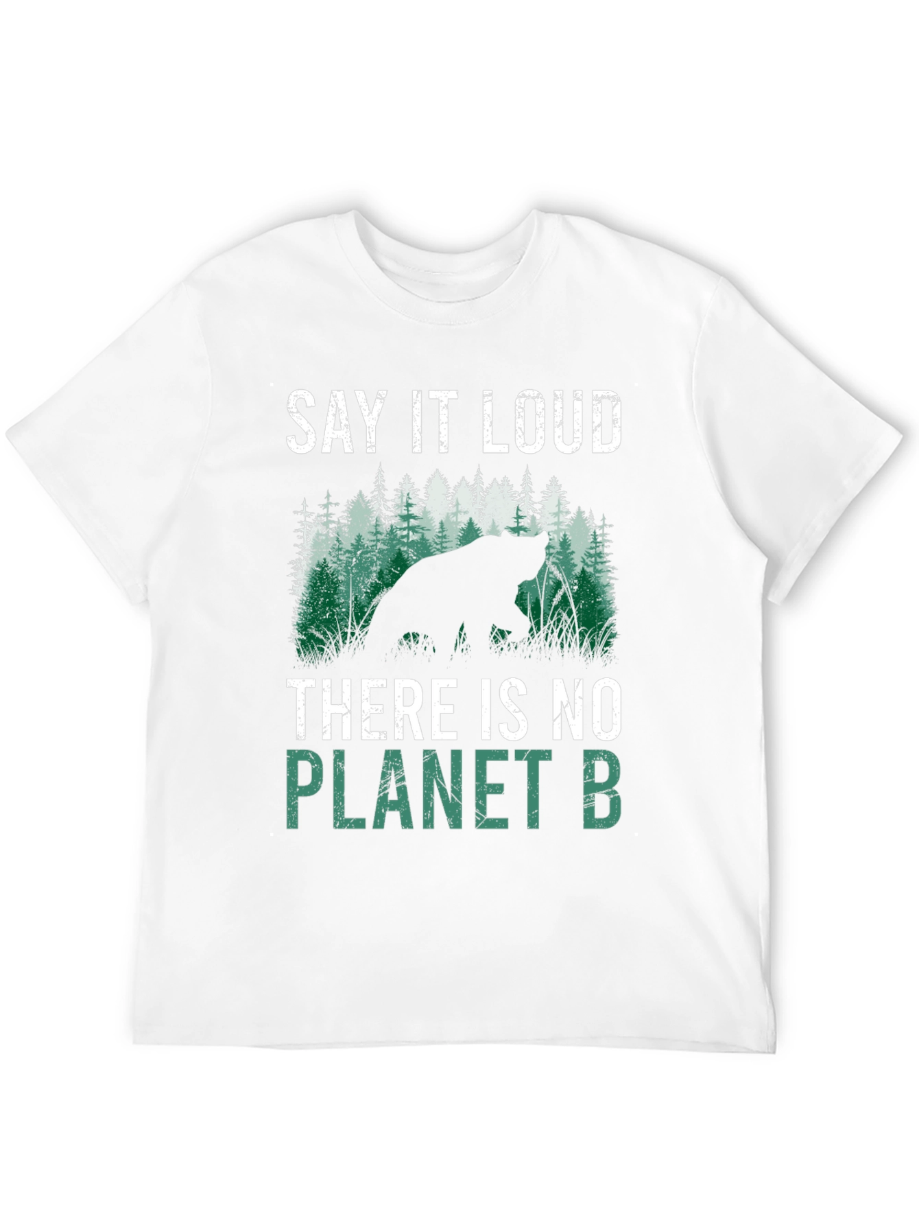 Planet B T-Shirt Bear Graphic Tee