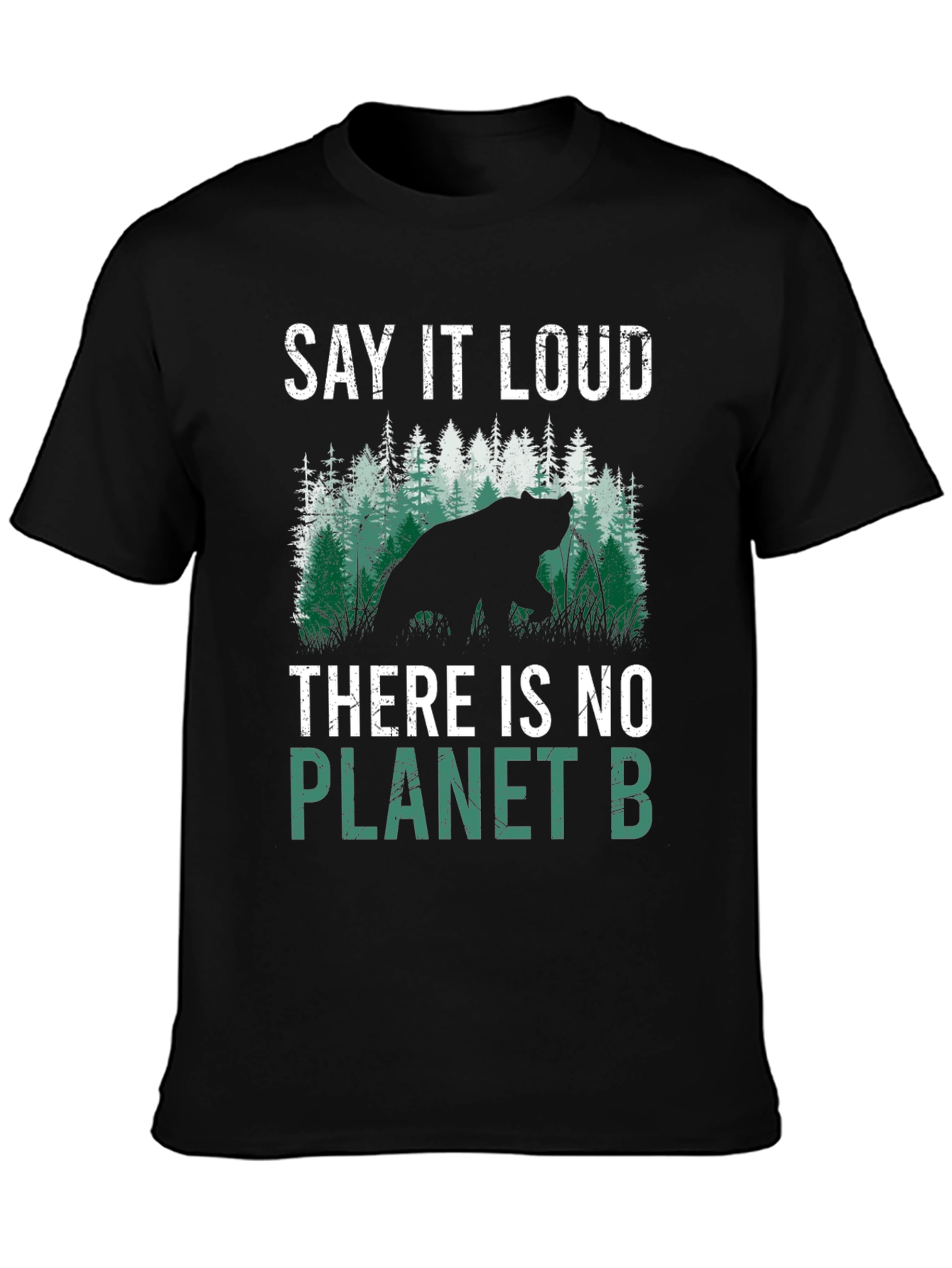 Planet B T-Shirt Bear Graphic Tee