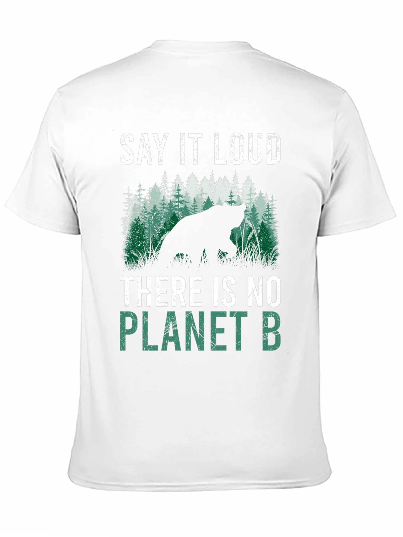 Planet B T-Shirt Bear Graphic Tee