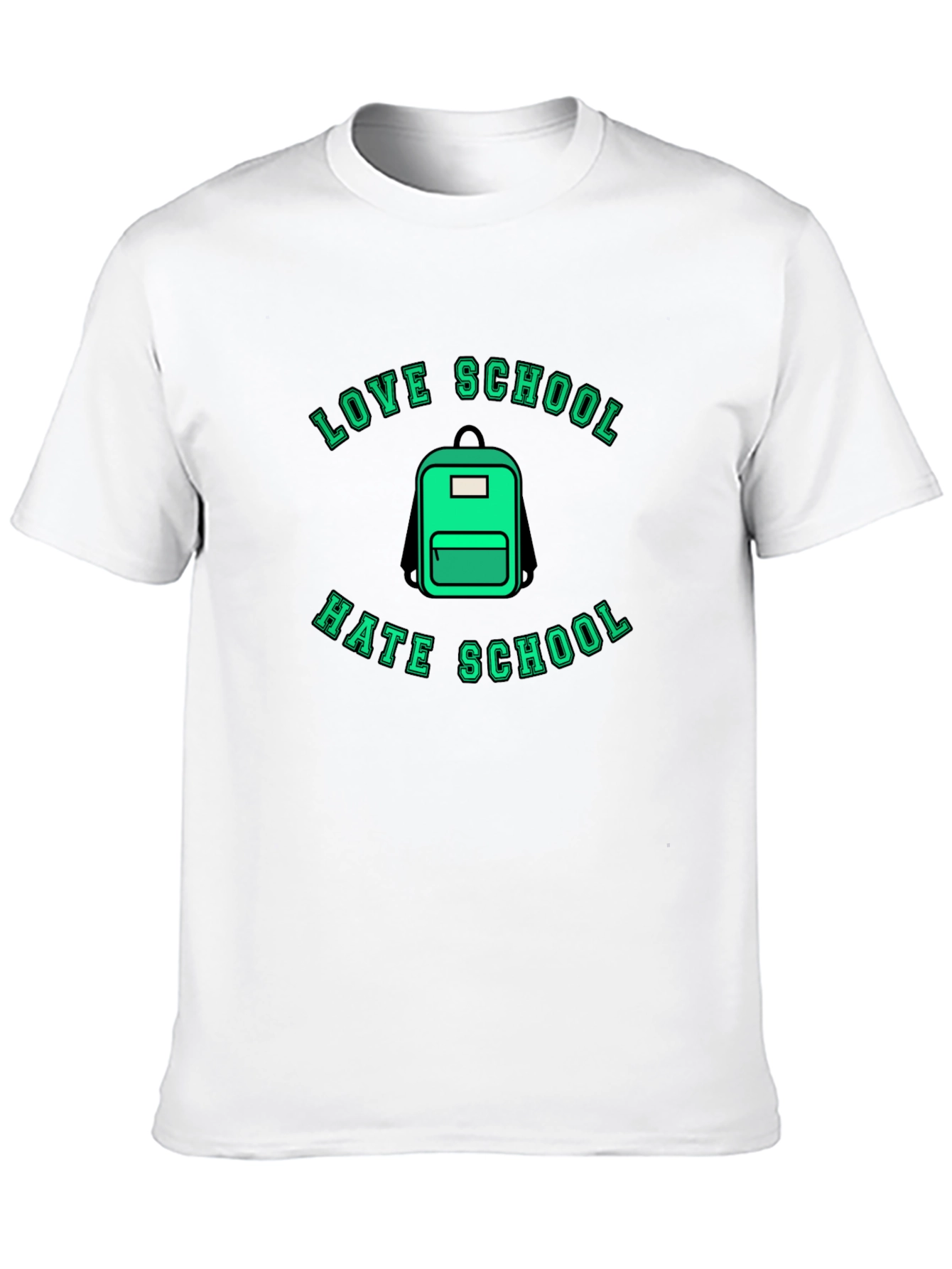 Love Hate School Graphic T-Shirt