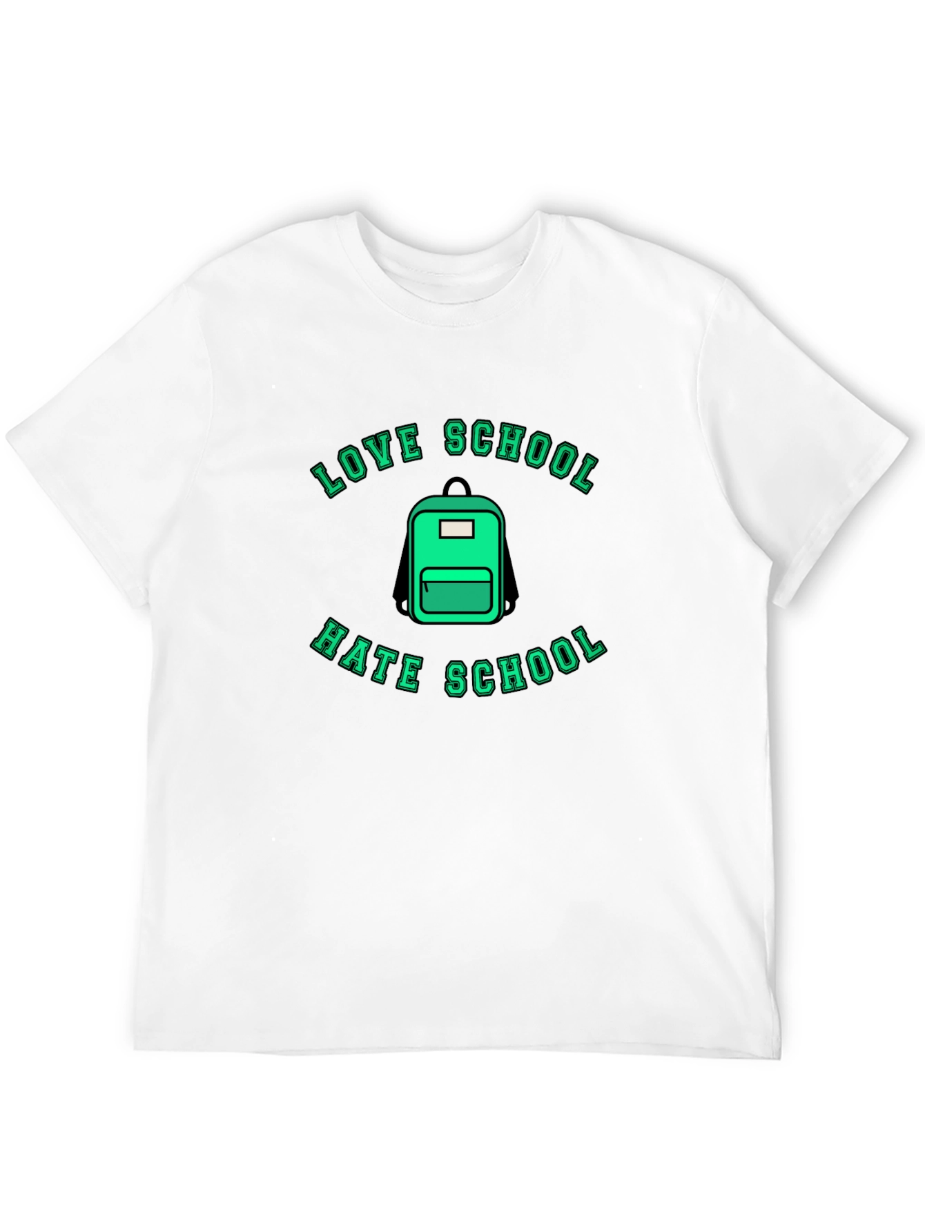 Love Hate School Graphic T-Shirt
