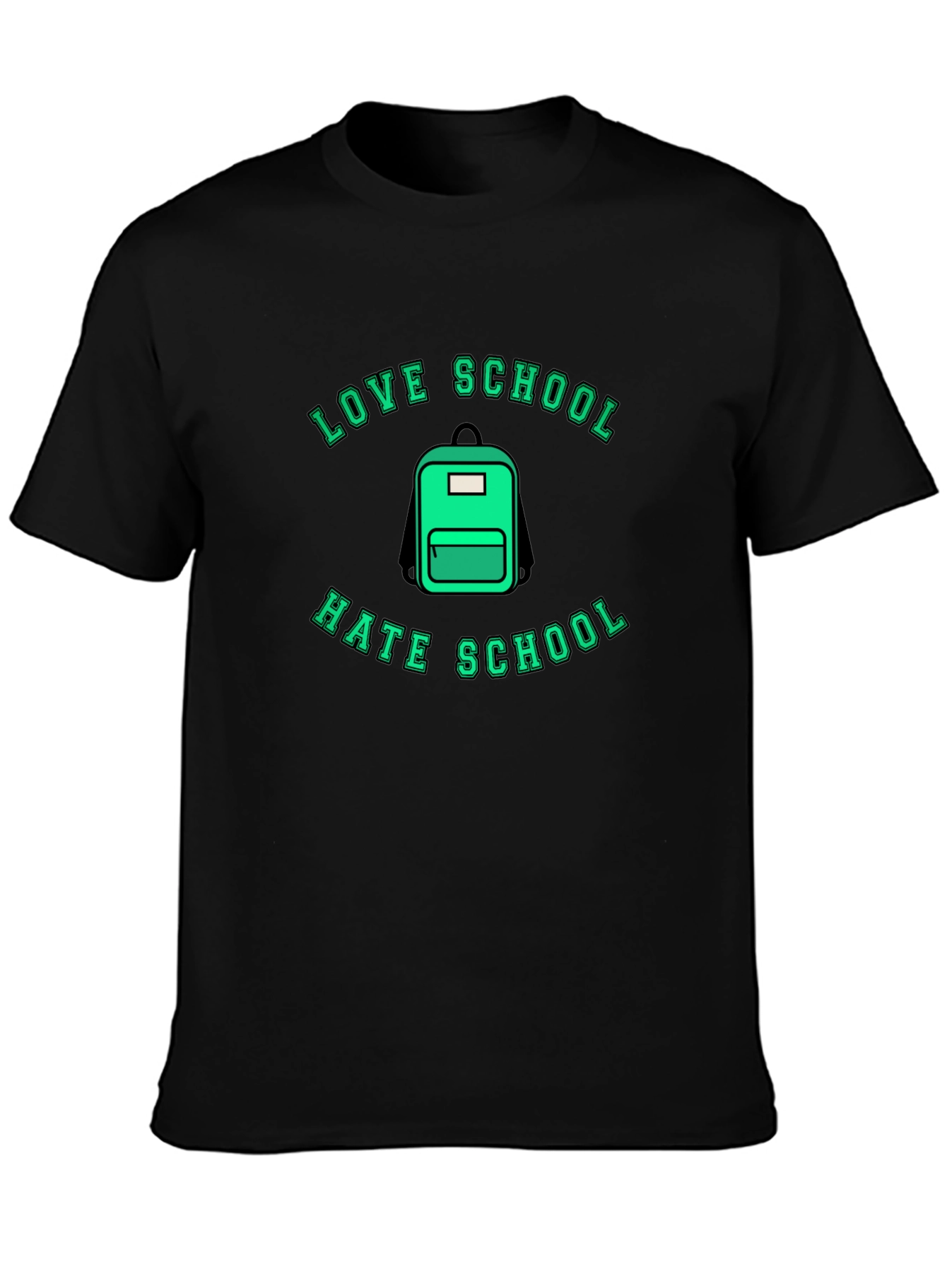 Love Hate School Graphic T-Shirt