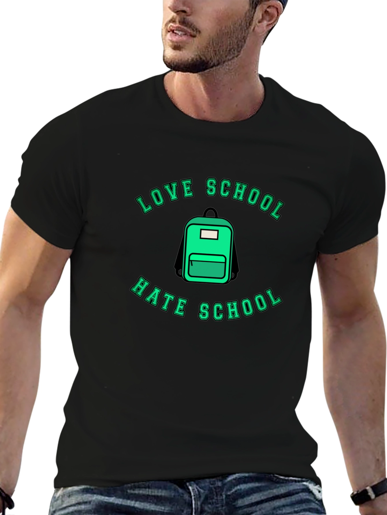 Love Hate School Graphic T-Shirt