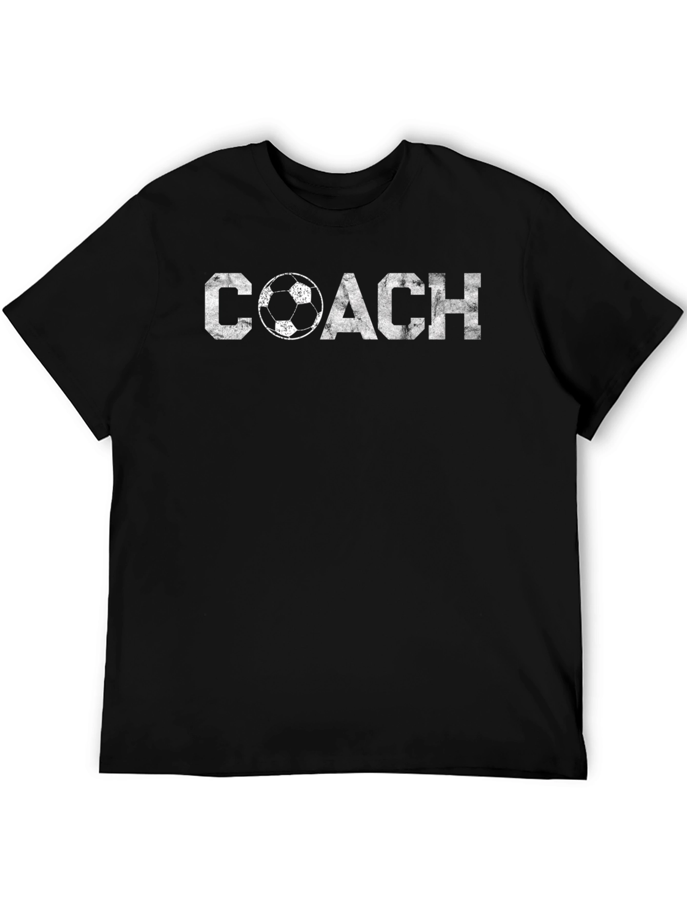 Soccer Coach Graphic Tee - Black