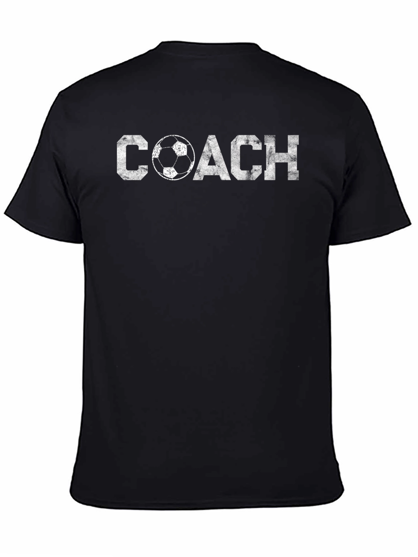 Soccer Coach Graphic Tee - Black