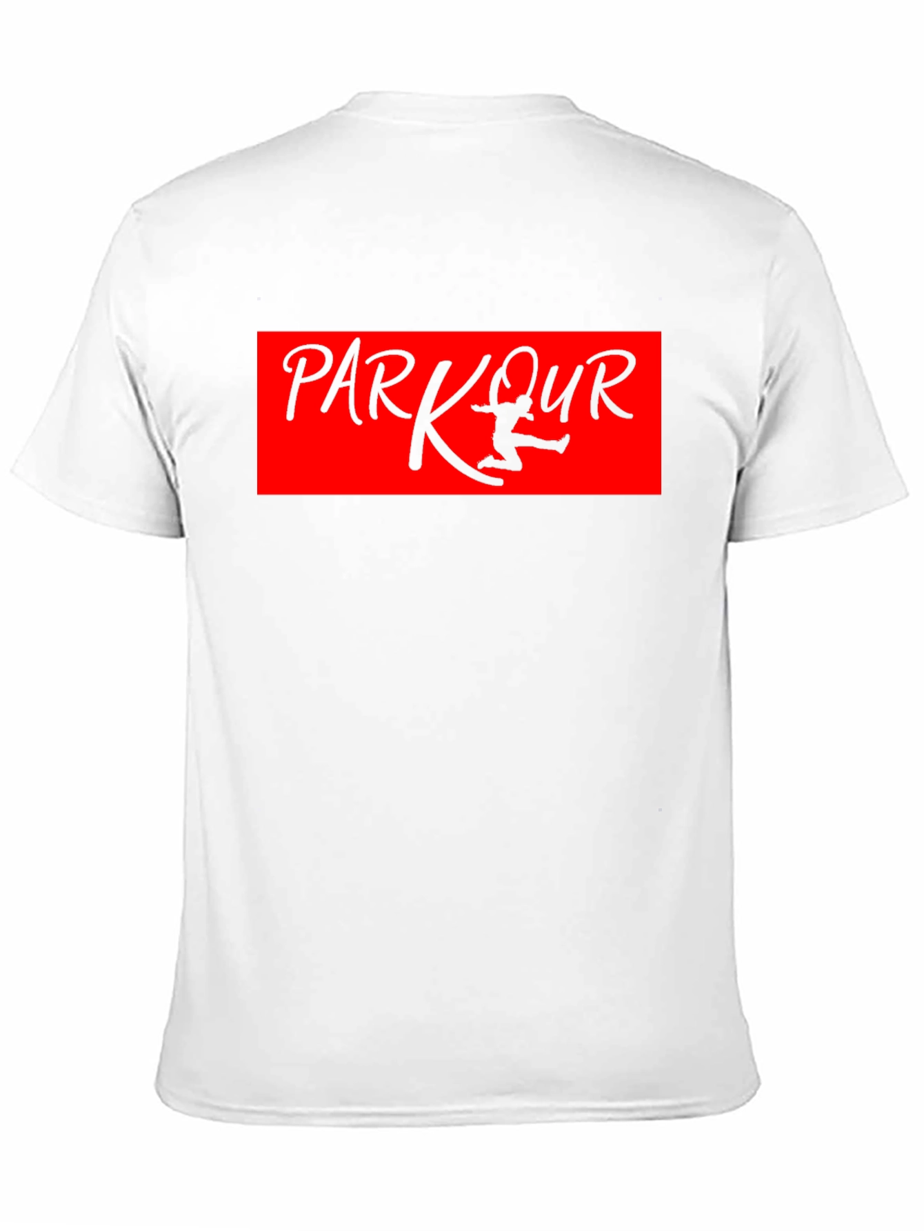 Parkour Graphic T-Shirt - Black Cotton Tee