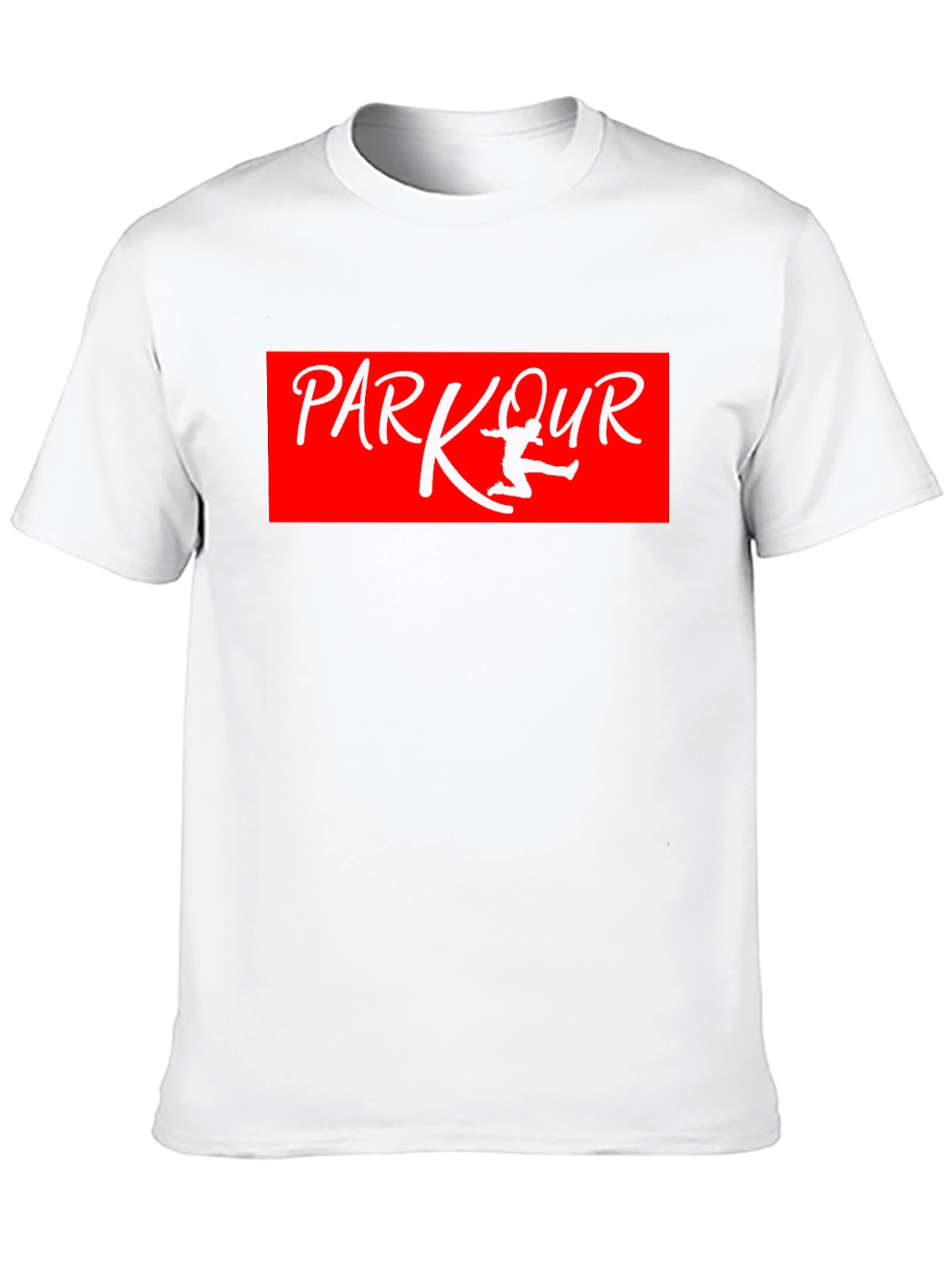 Parkour Graphic T-Shirt - Black Cotton Tee