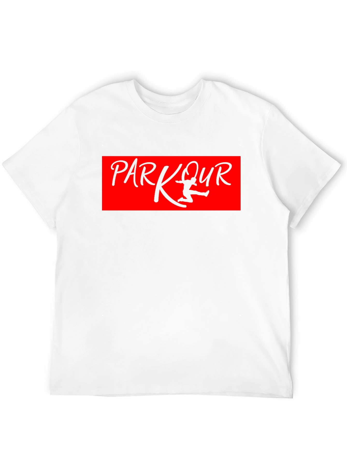Parkour Graphic T-Shirt - Black Cotton Tee