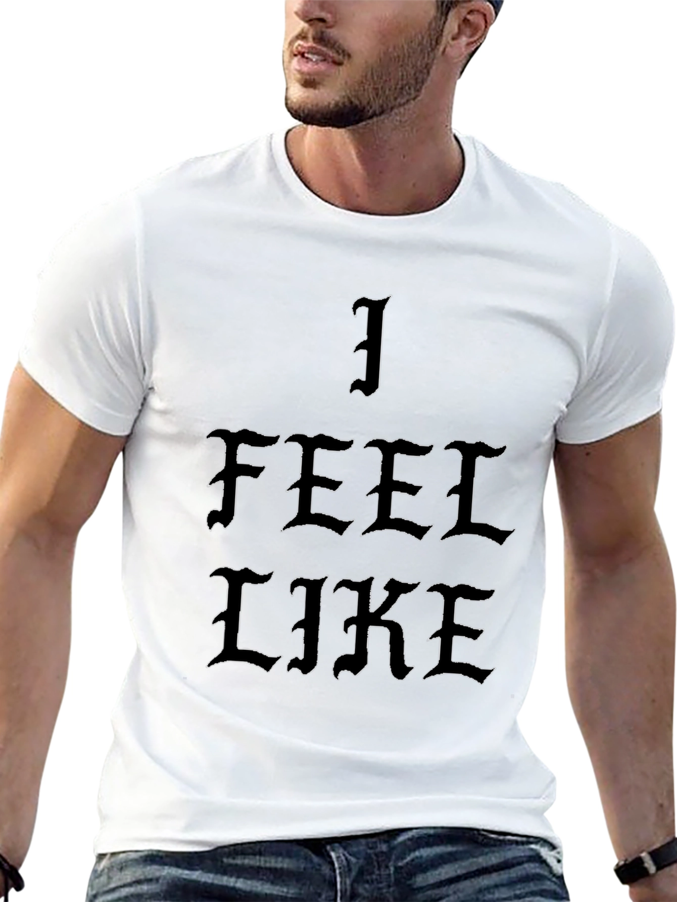 I Feel Like Graphic T-Shirt - Black