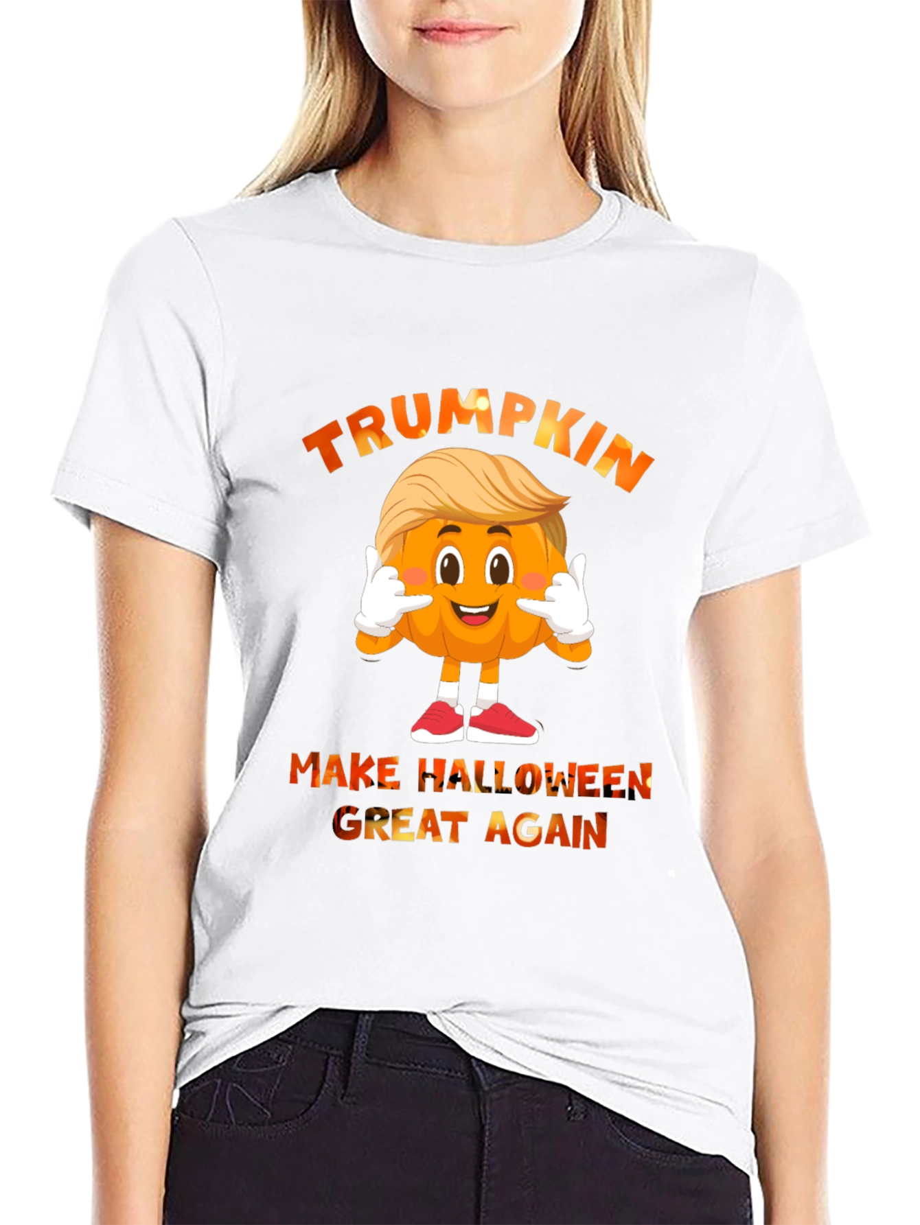 Trumpkin Halloween T-Shirt - Make Halloween Great Again!