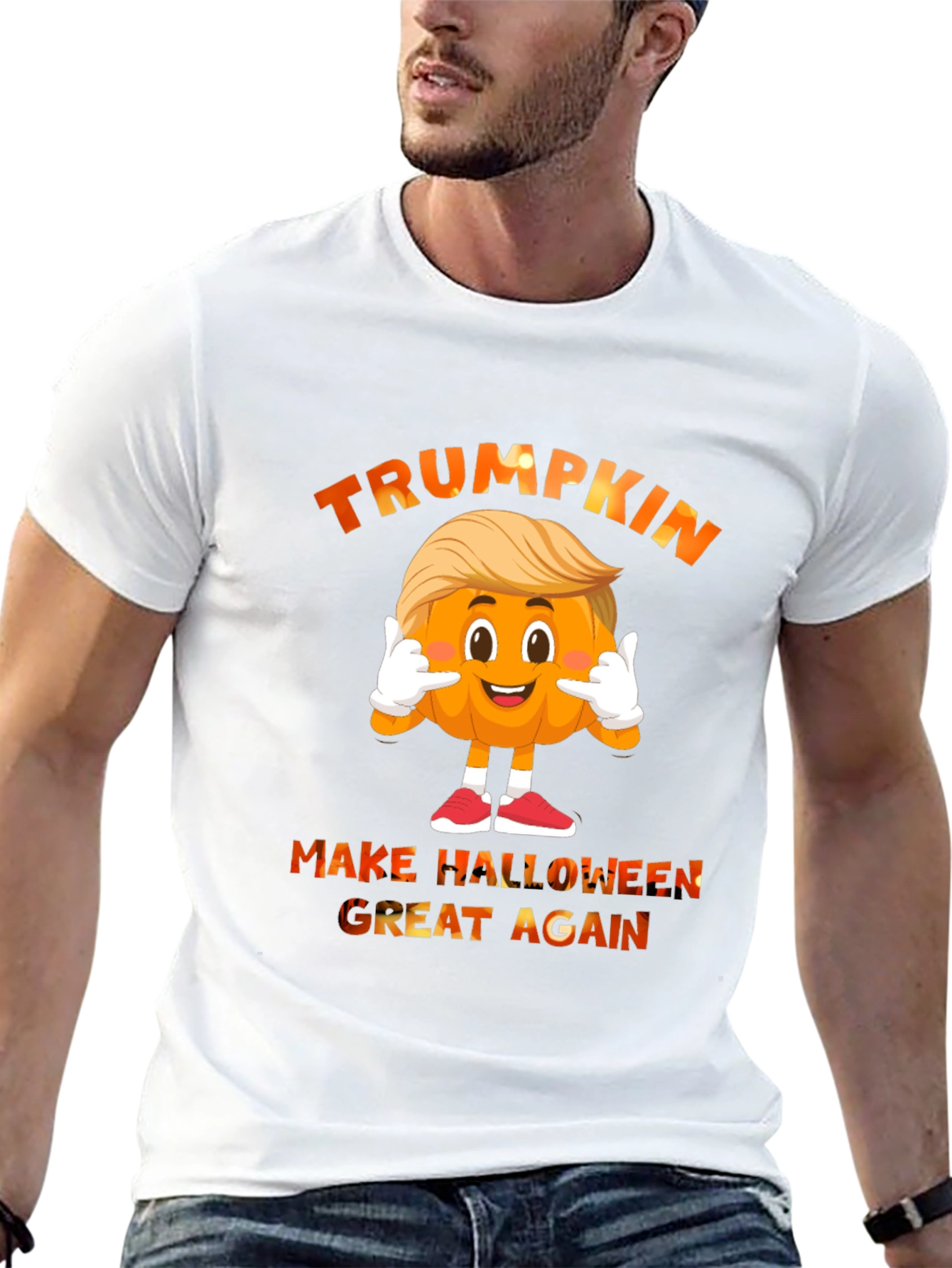 Trumpkin Halloween T-Shirt - Make Halloween Great Again!