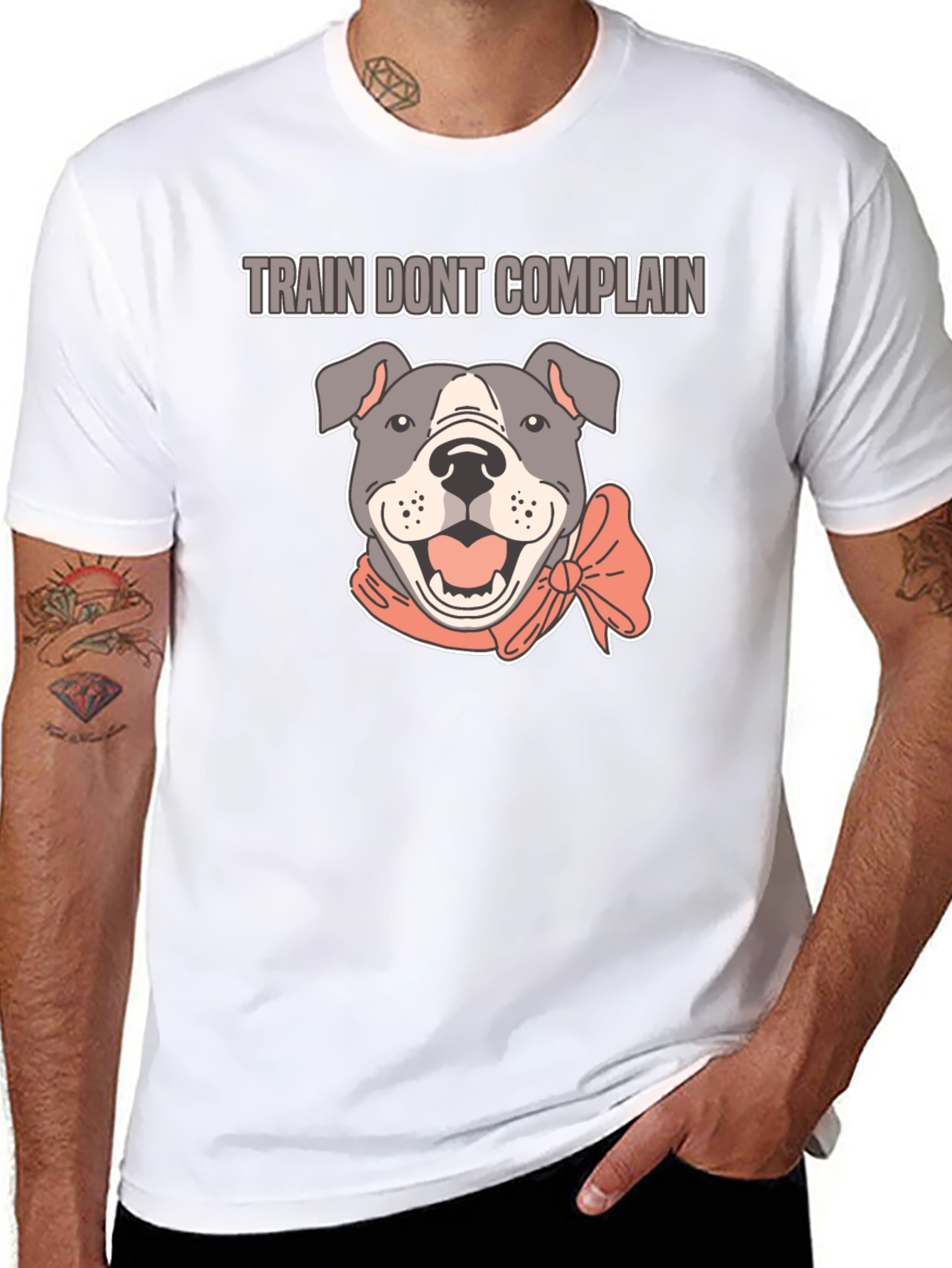 Train Dont Complain Pitbull T-Shirt