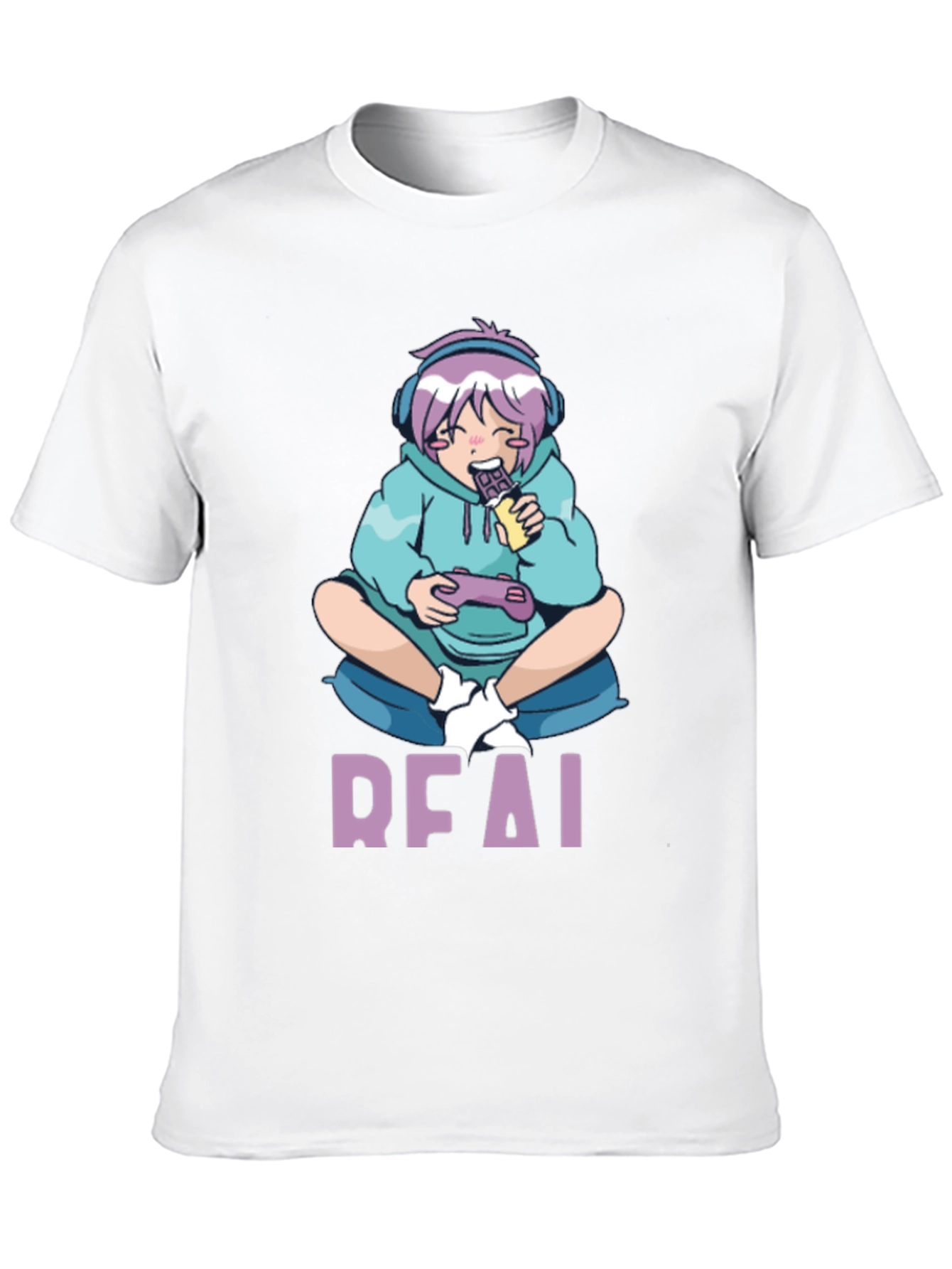 Anime Gamer Black T-Shirt