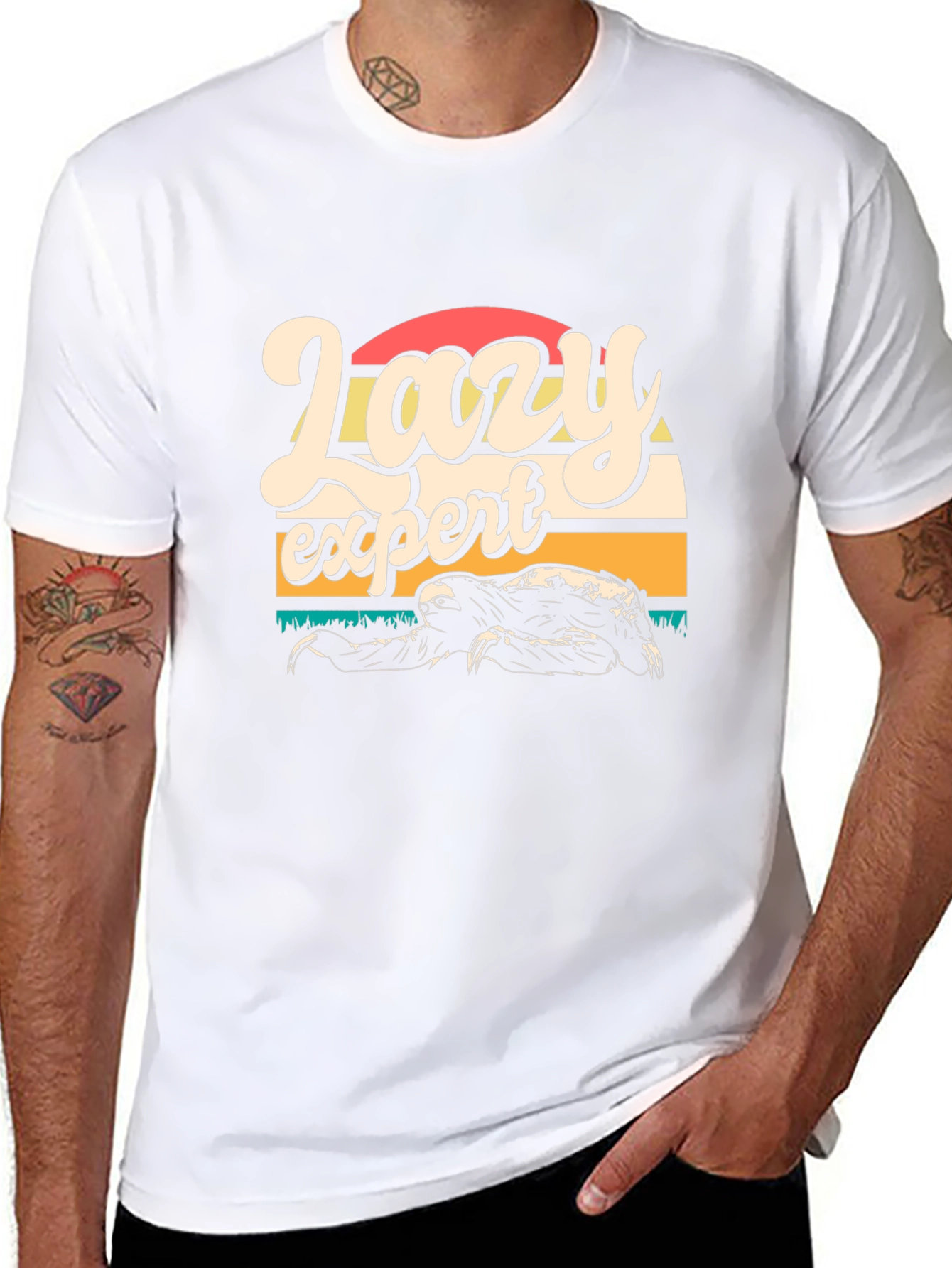 Lazy Expert T-Shirt - Funny Relaxed Graphic Tee