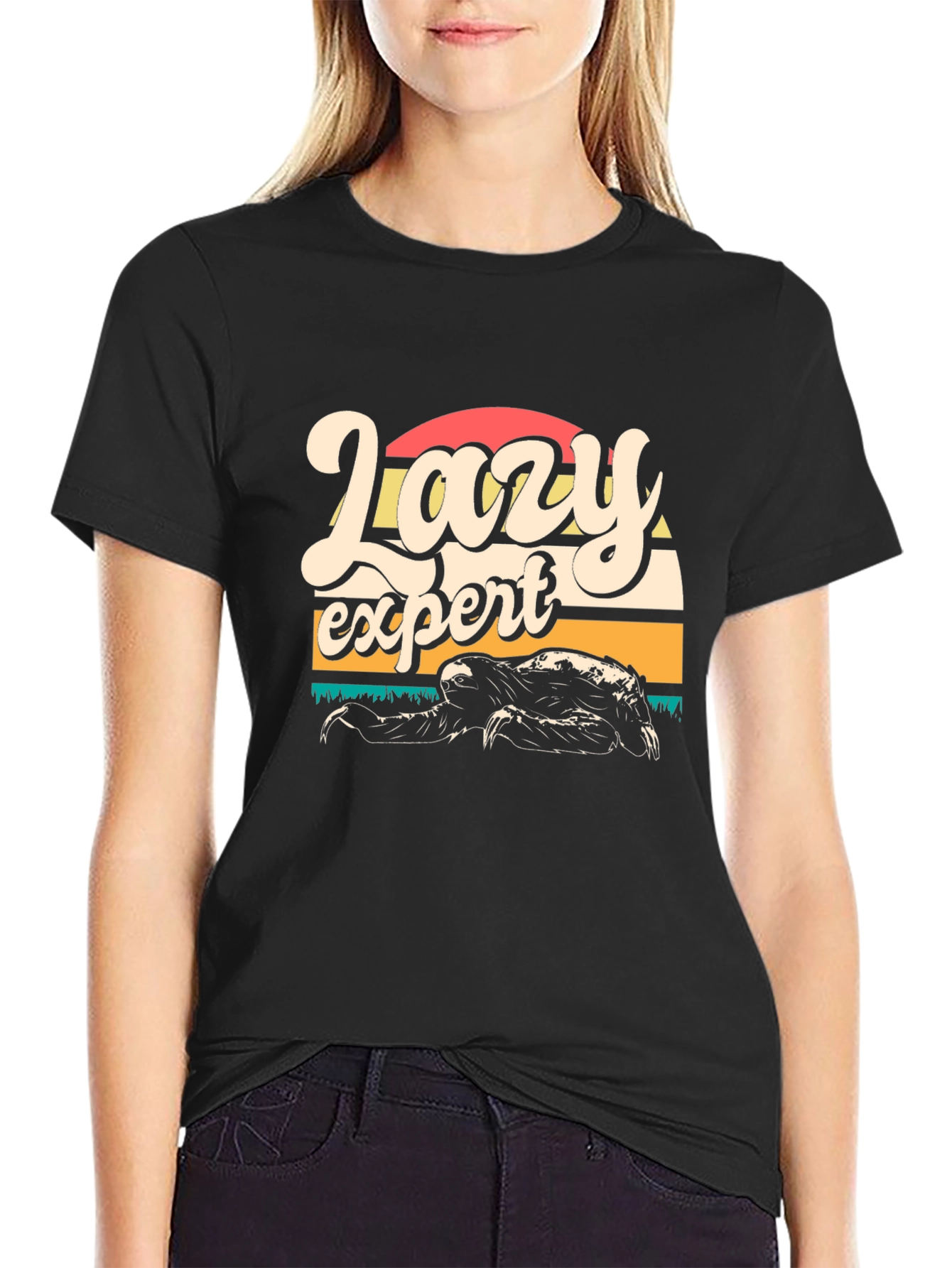 Lazy Expert T-Shirt - Funny Relaxed Graphic Tee