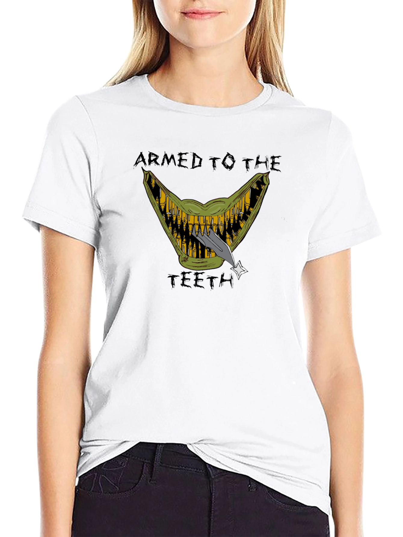 Armed to the Teeth Graphic T-Shirt