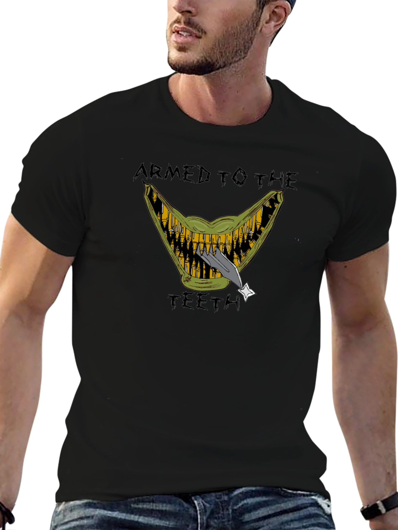 Armed to the Teeth Graphic T-Shirt